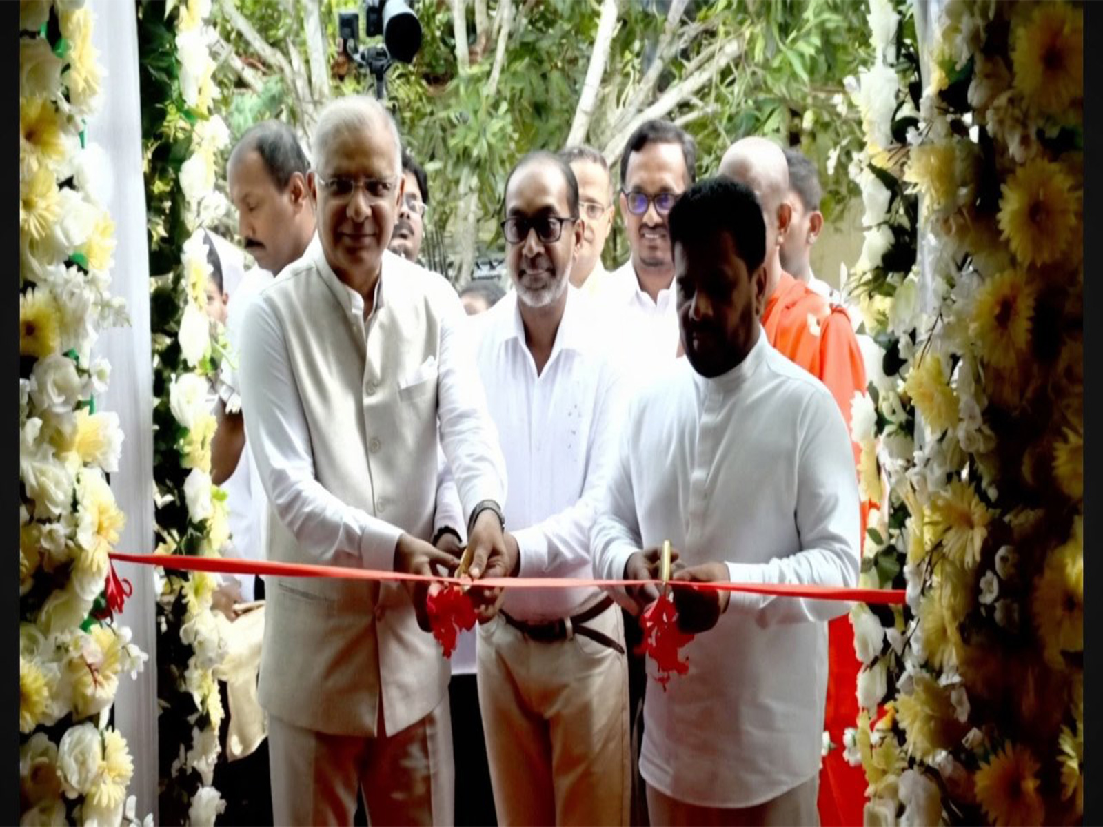 Indian High Commissioner inaugurates exhibition on Buddhist heritage at Vesak Festival in Sri Lanka (Photo/X@santjha)