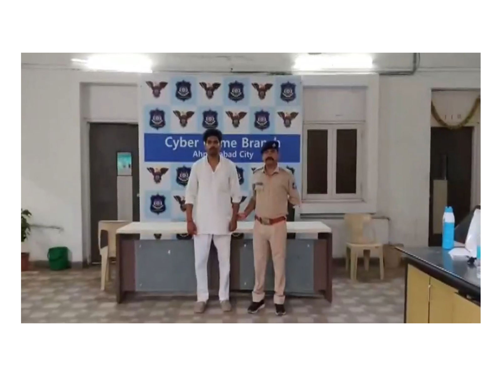 Ahmedabad police arrests 27 year old man for cyber crime (Photo/ANI)