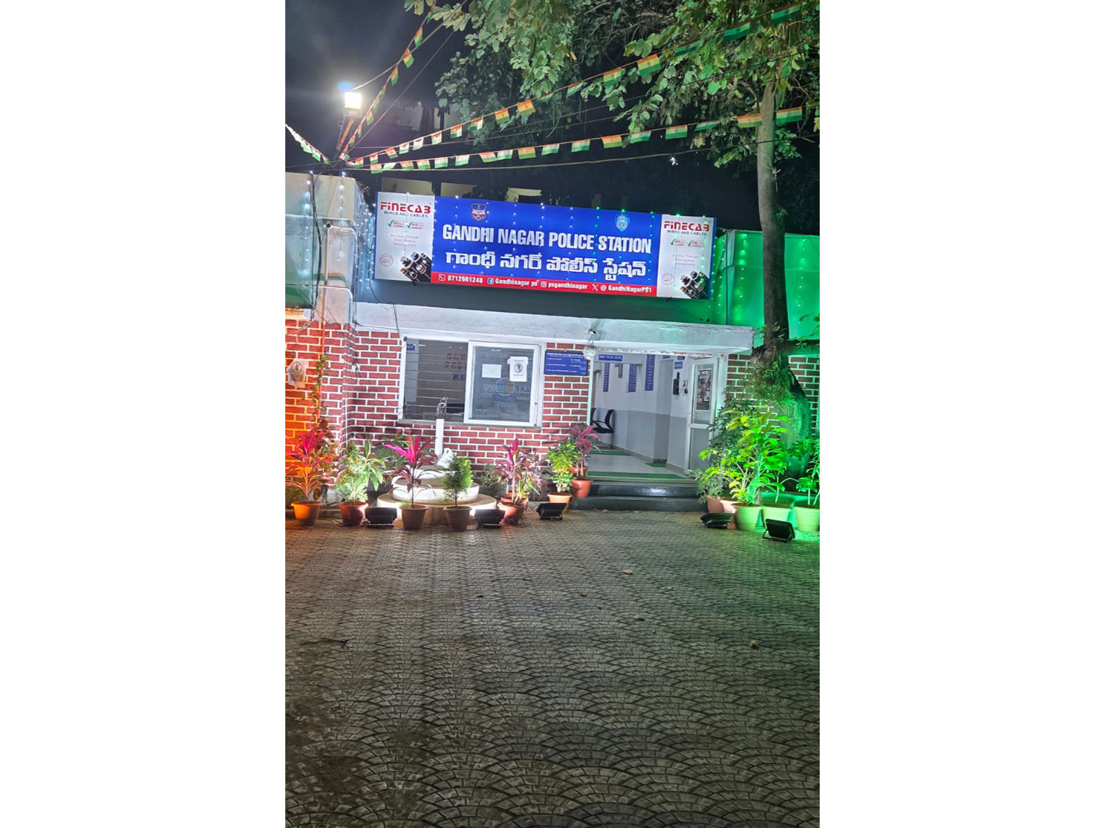 Gandhi Nagar Police Station (Photo/ANI)