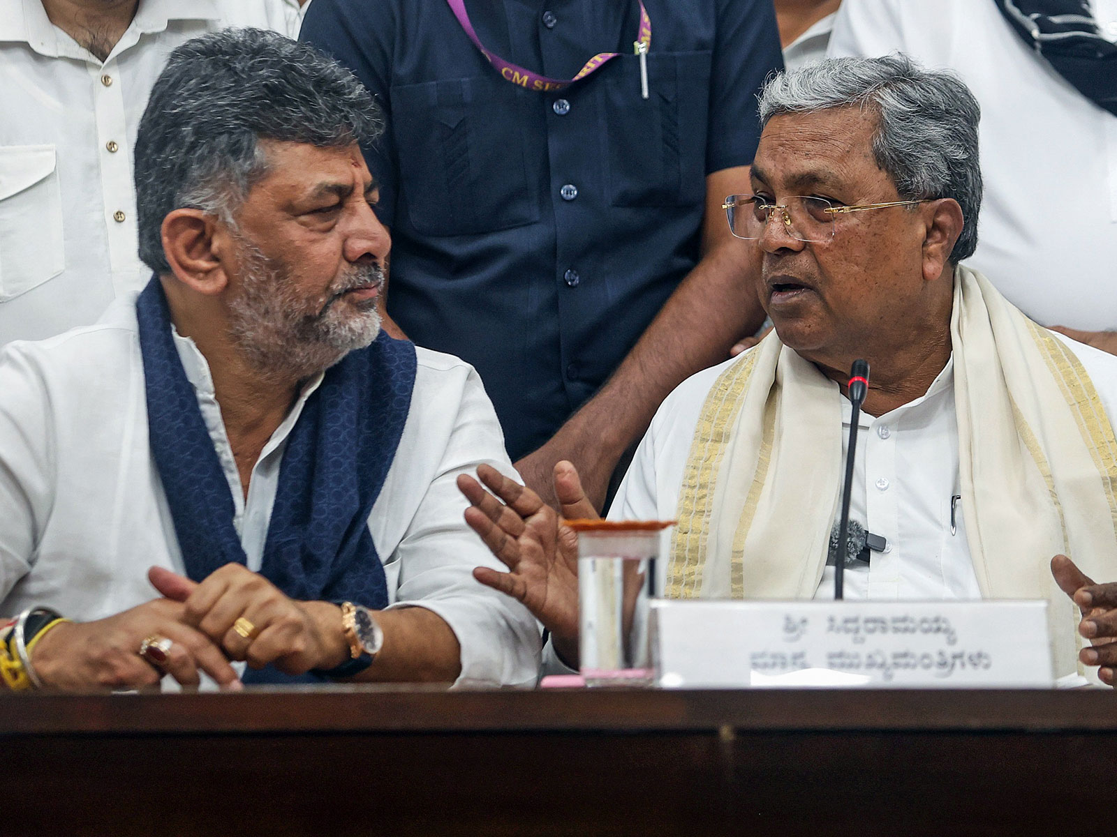 Karnataka Outgoing CM Siddaramaiah, Dy CM DK Shivakumar (File Photo/ANI)