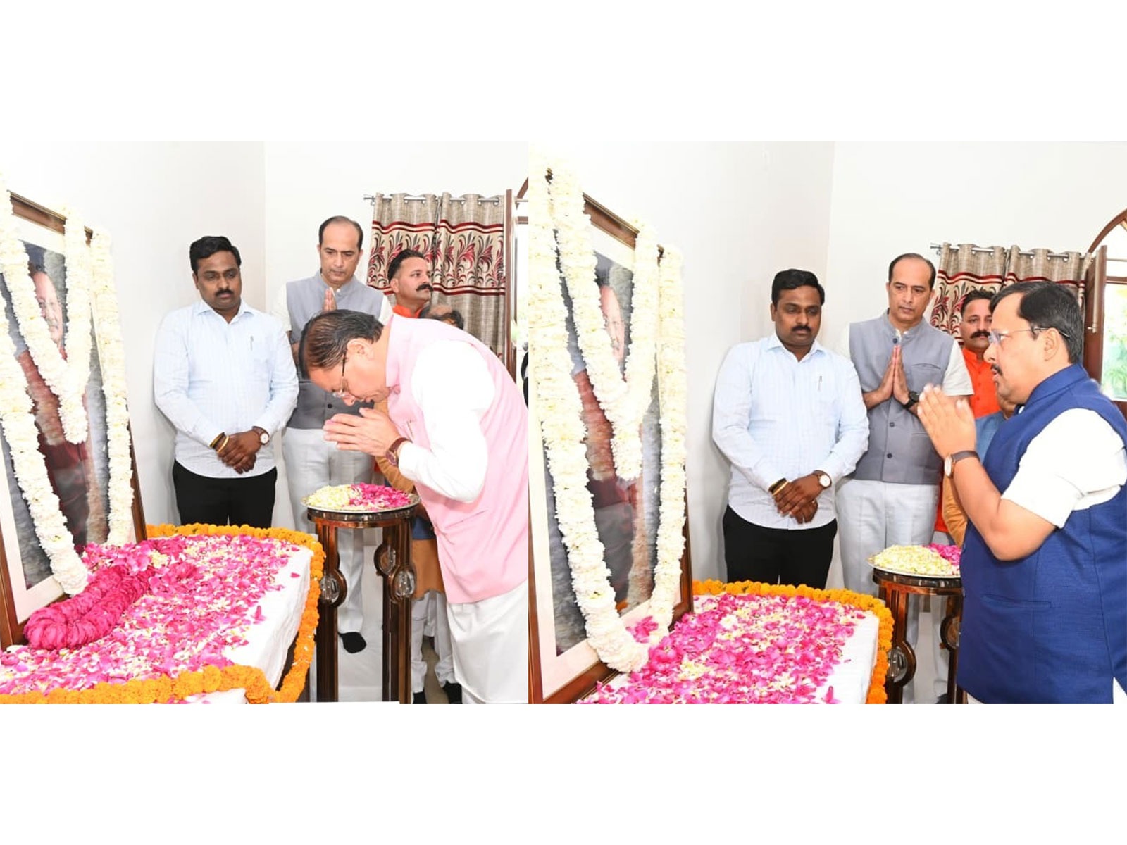 Uttarakhand CM Pushkar Singh Dhami and BJP National president Nitin Nabin (Photo/ANI)
