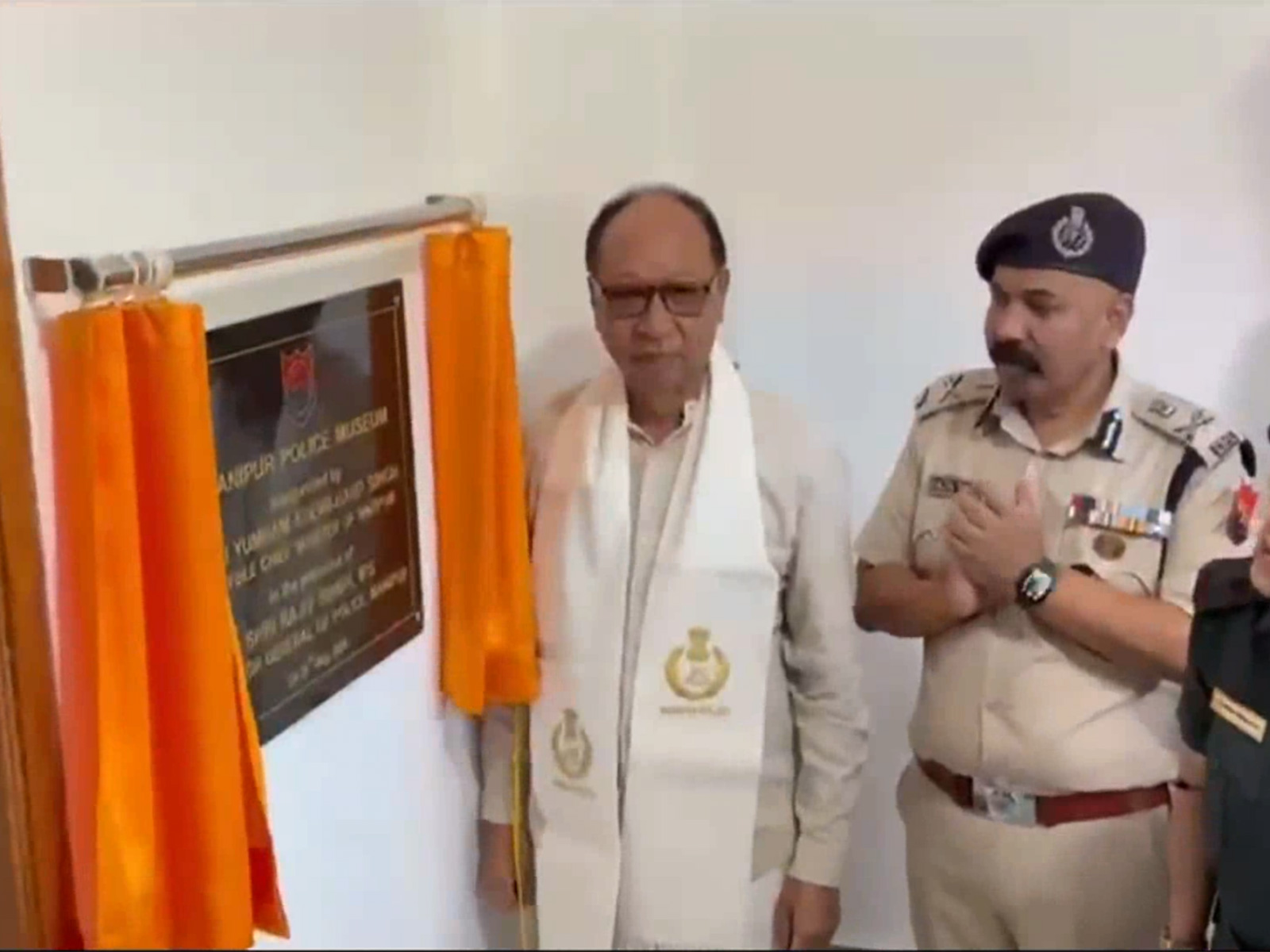 Manipur CM Yumnam Khemchand inaugurates State Police Museum  (Photo/ANI)