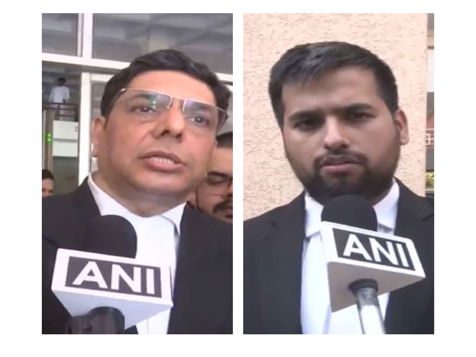 Twisha's family Advocate Anurag Shrivastava and Advocate Ankur Pandey, counsel for her family (Photo/ANI)