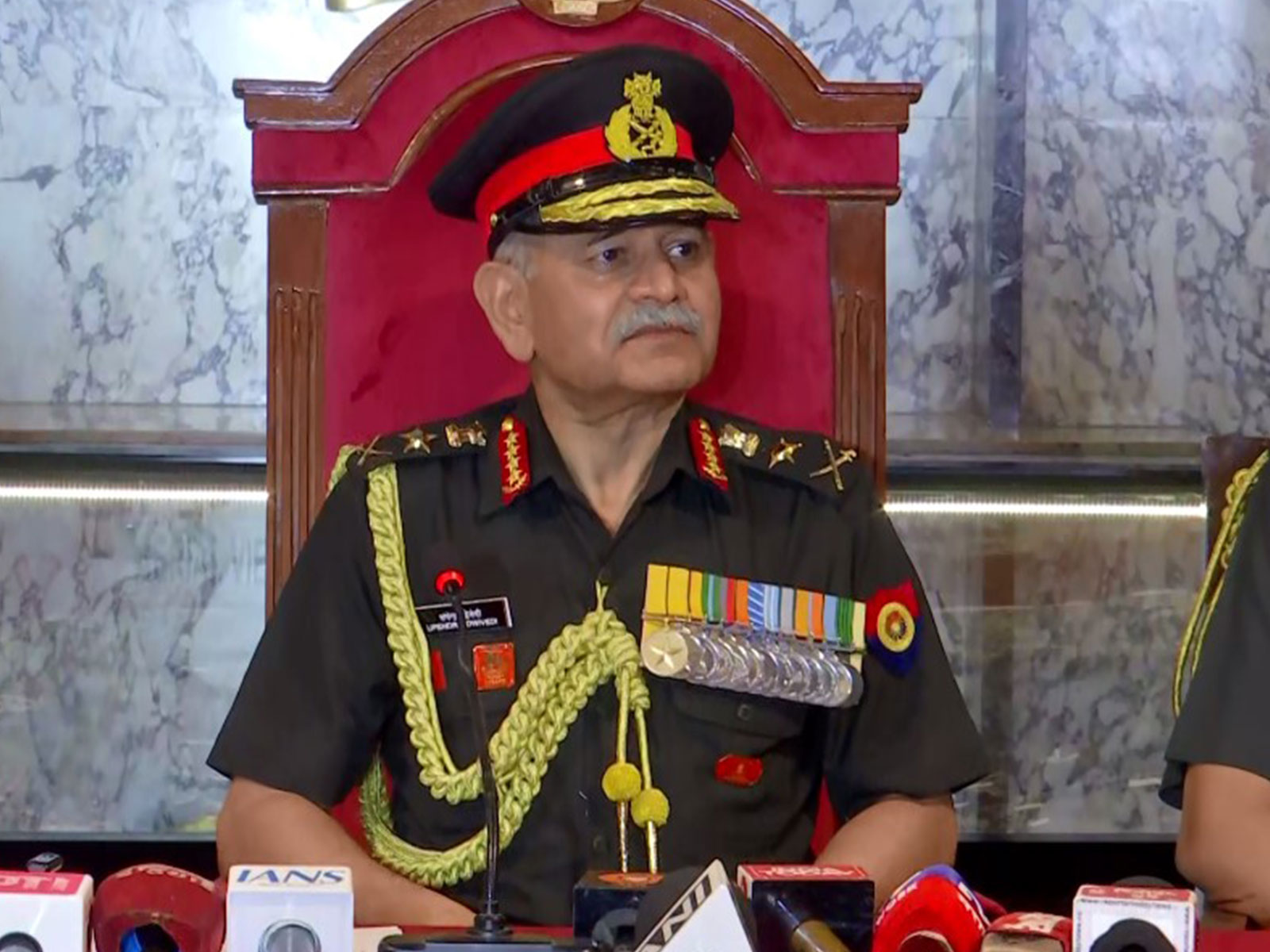 Chief of Army Staff General Upendra Dwivedi (Photo/ANI) Chief of Army Staff General Upendra Dwivedi (Photo/ANI)
