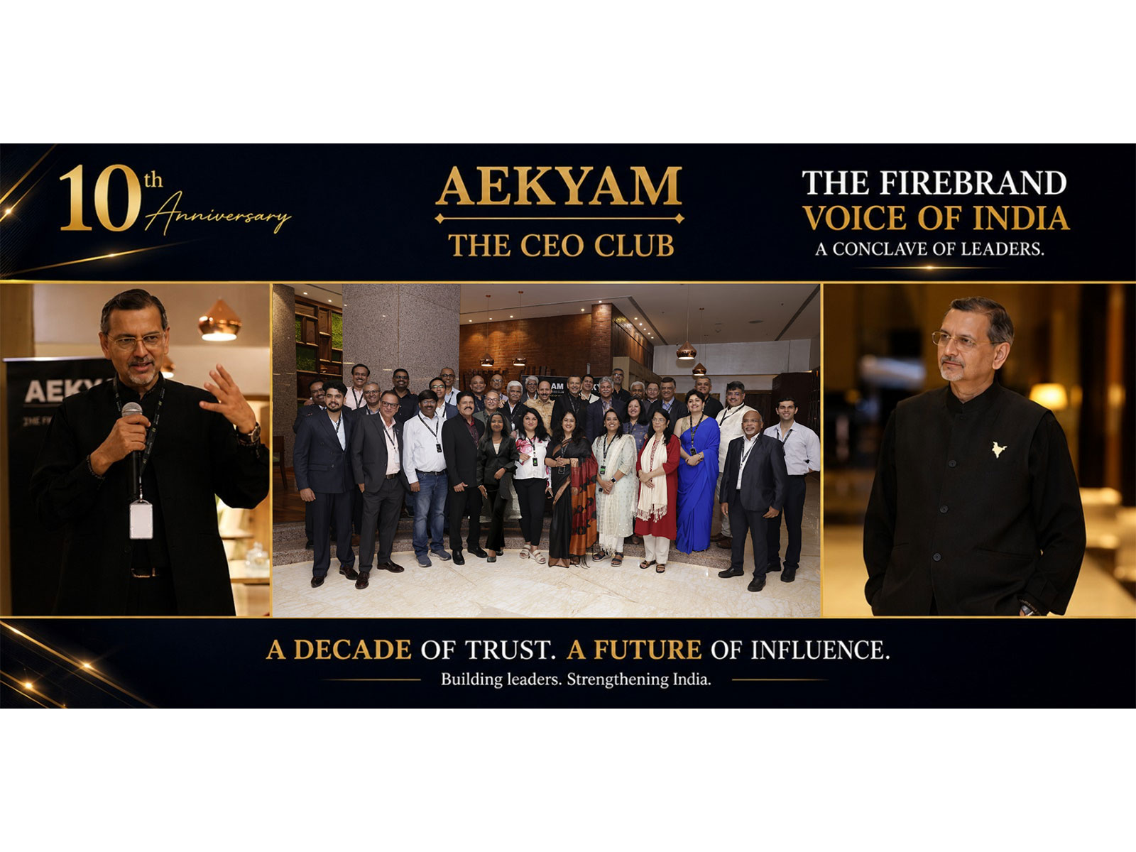 Rahul Dev Pharasi, Architect of Global-Ready Indian Leaders, Brings Top Industry Stalwarts Together at AEKYAM – The Firebrand CEO Club’s 10th Anniversary Rahul Dev Pharasi, Architect of Global-Ready Indian Leaders, Brings Top Industry Stalwarts Together at AEKYAM – The Firebrand CEO Club’s 10th Anniversary
