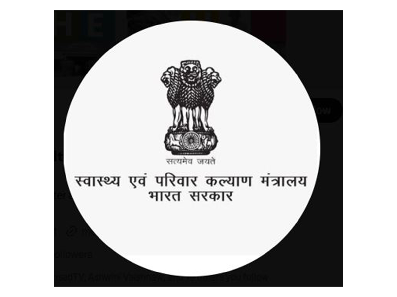 Ministry of Health and Family Welfare (Photo/ANI X @MoHFW_INDIA)