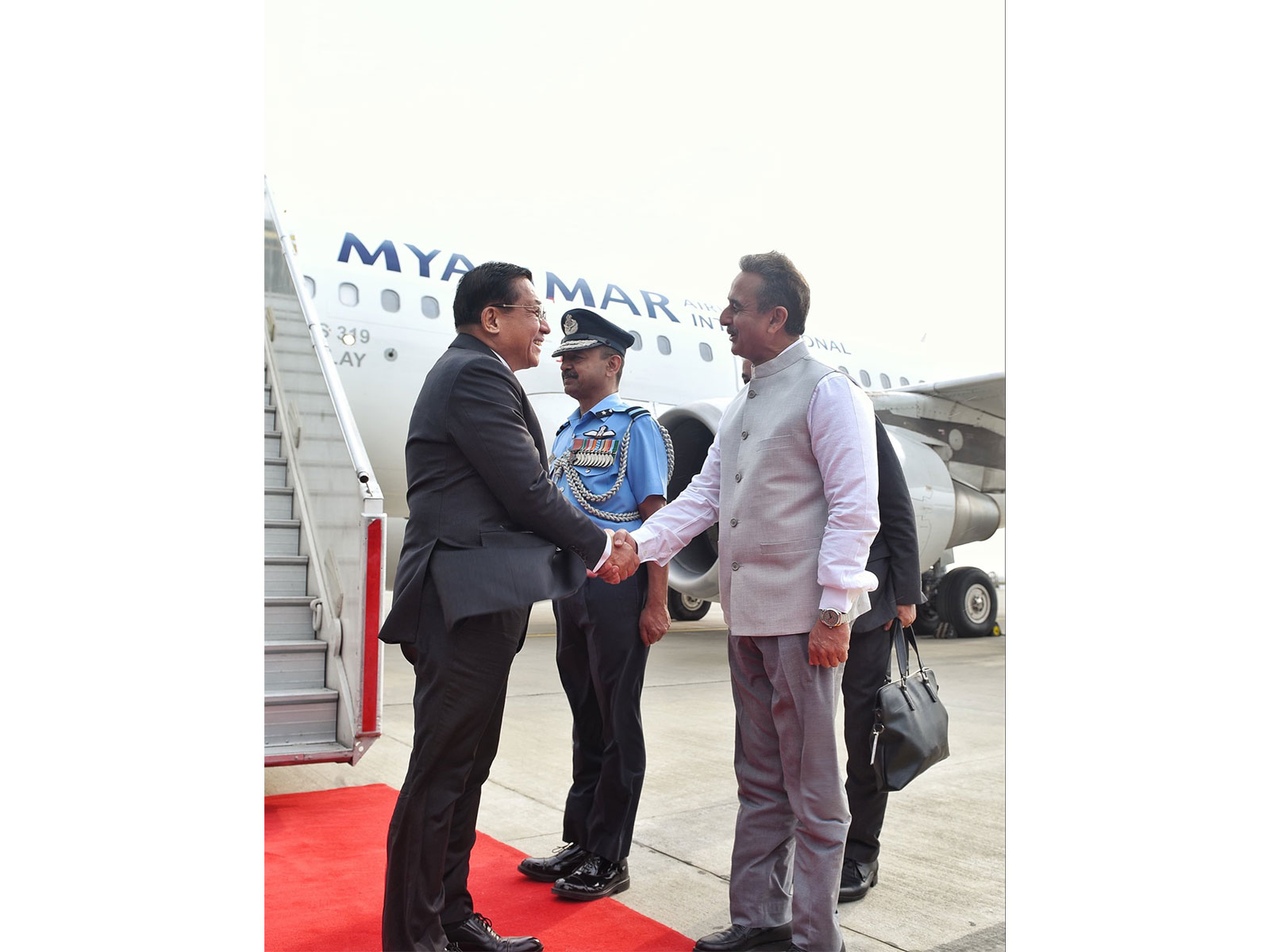 President U Min Aung Hlaing of Myanmar (Photo: X@MEAIndia)