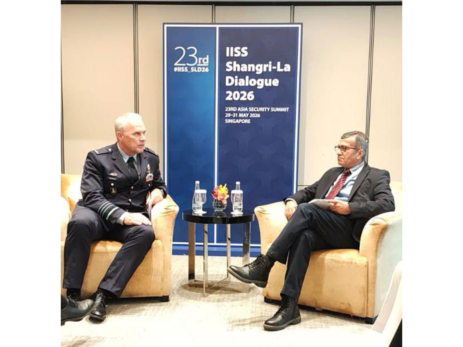 Defence Secretary Rajesh Kumar Singh with Chief of Defence of Netherlands, General Onno Eichelsheim (Photo: X@SpokespersonMoD)