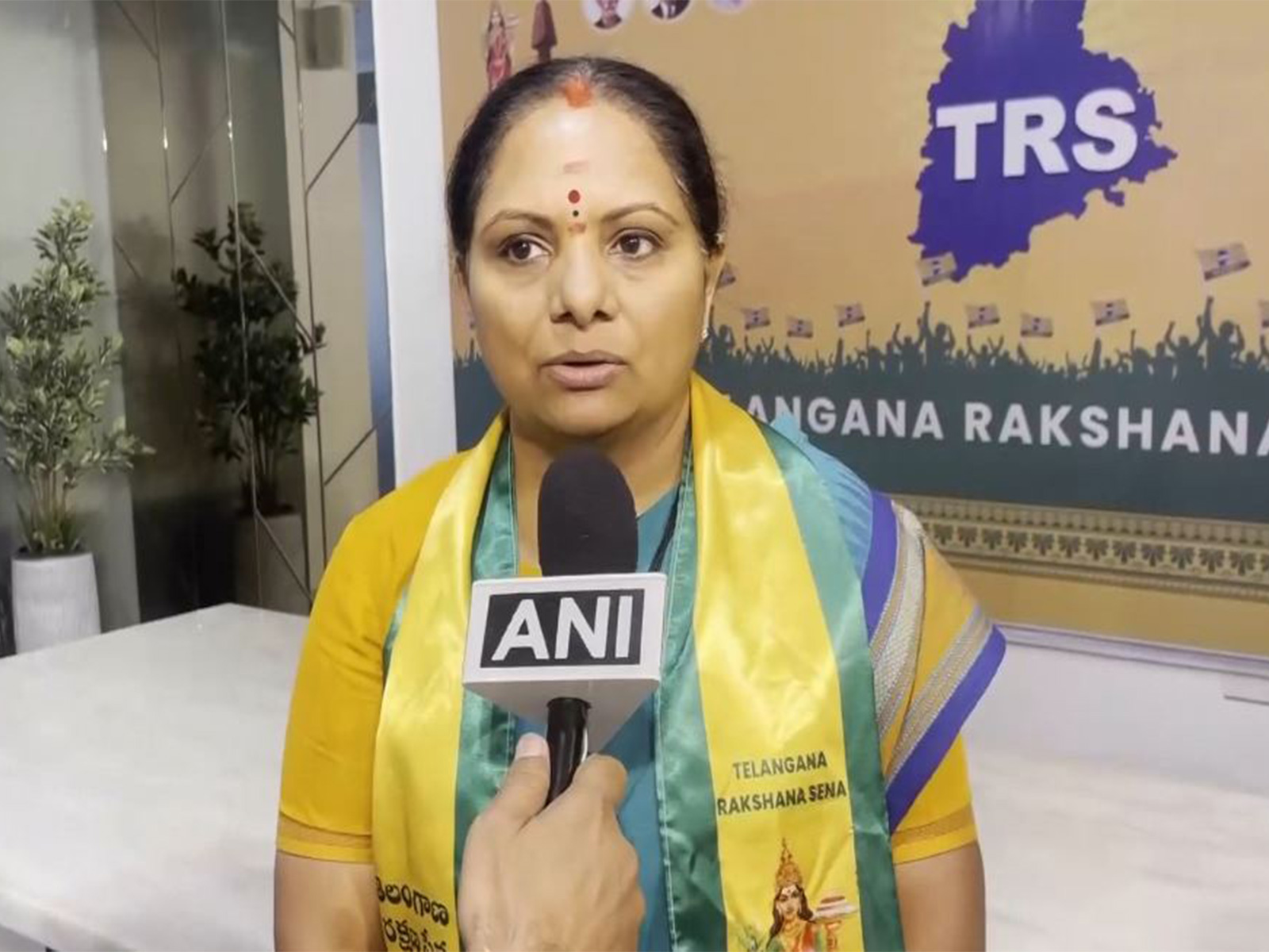 TRS chief K Kavitha (Photo/ANI) TRS chief K Kavitha (Photo/ANI)