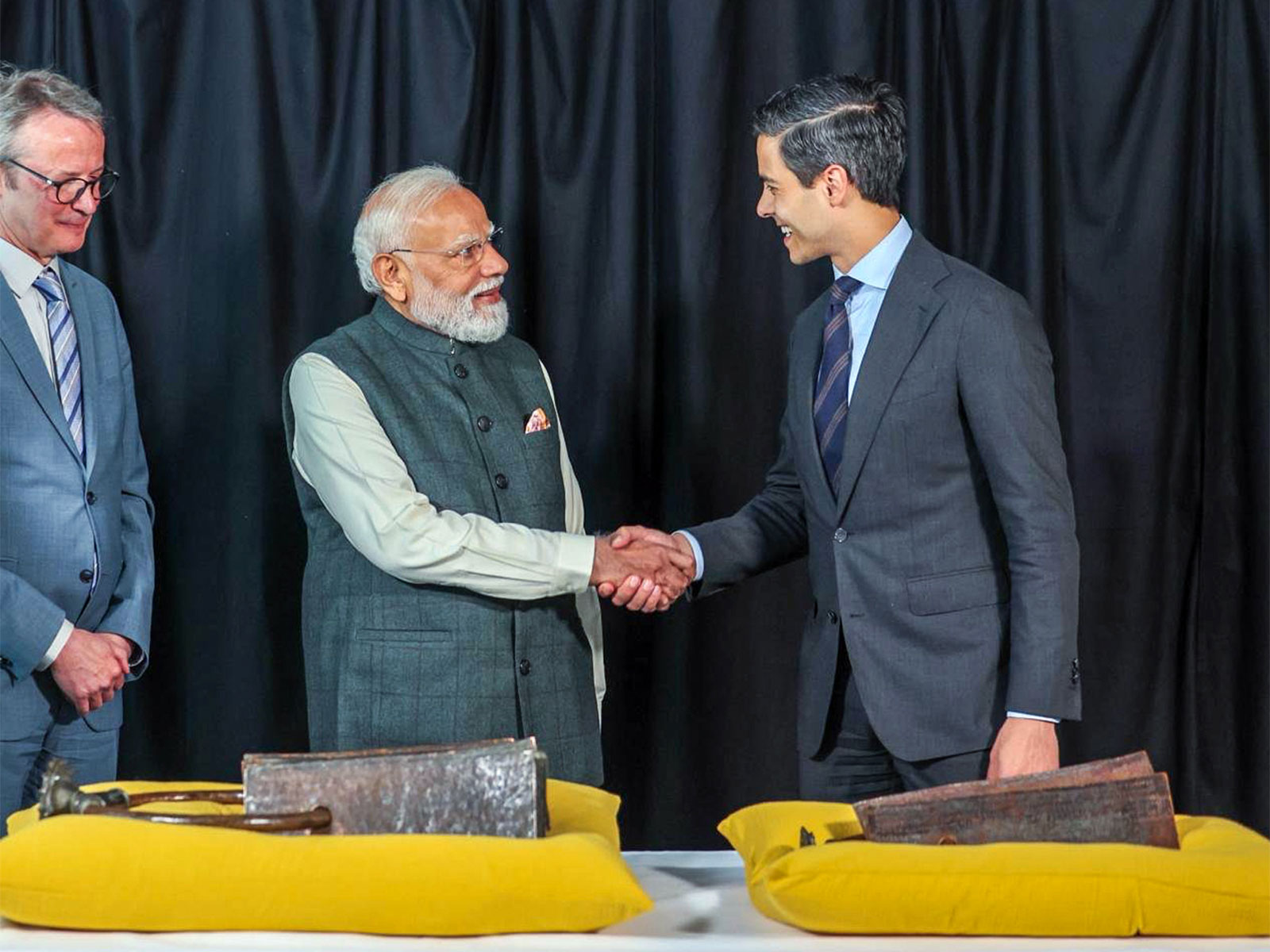 Prime Minister Narendra Modi with Prime Minister of the Netherlands Rob Jetten (File photo/ANI)