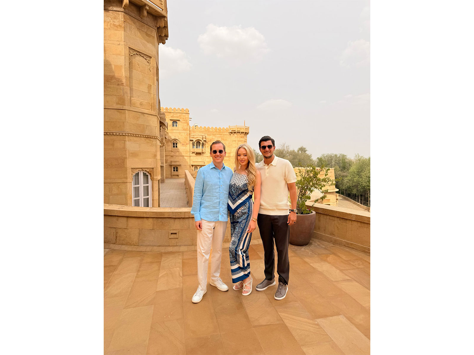 S President's daughter Tiffany Trump and his son-in-law, Michael Boulos with US Ambassador to India, Sergio Gor (Photo: X@TiffanyATrump) S President's daughter Tiffany Trump and his son-in-law, Michael Boulos with US Ambassador to India, Sergio Gor (Photo: X@TiffanyATrump)