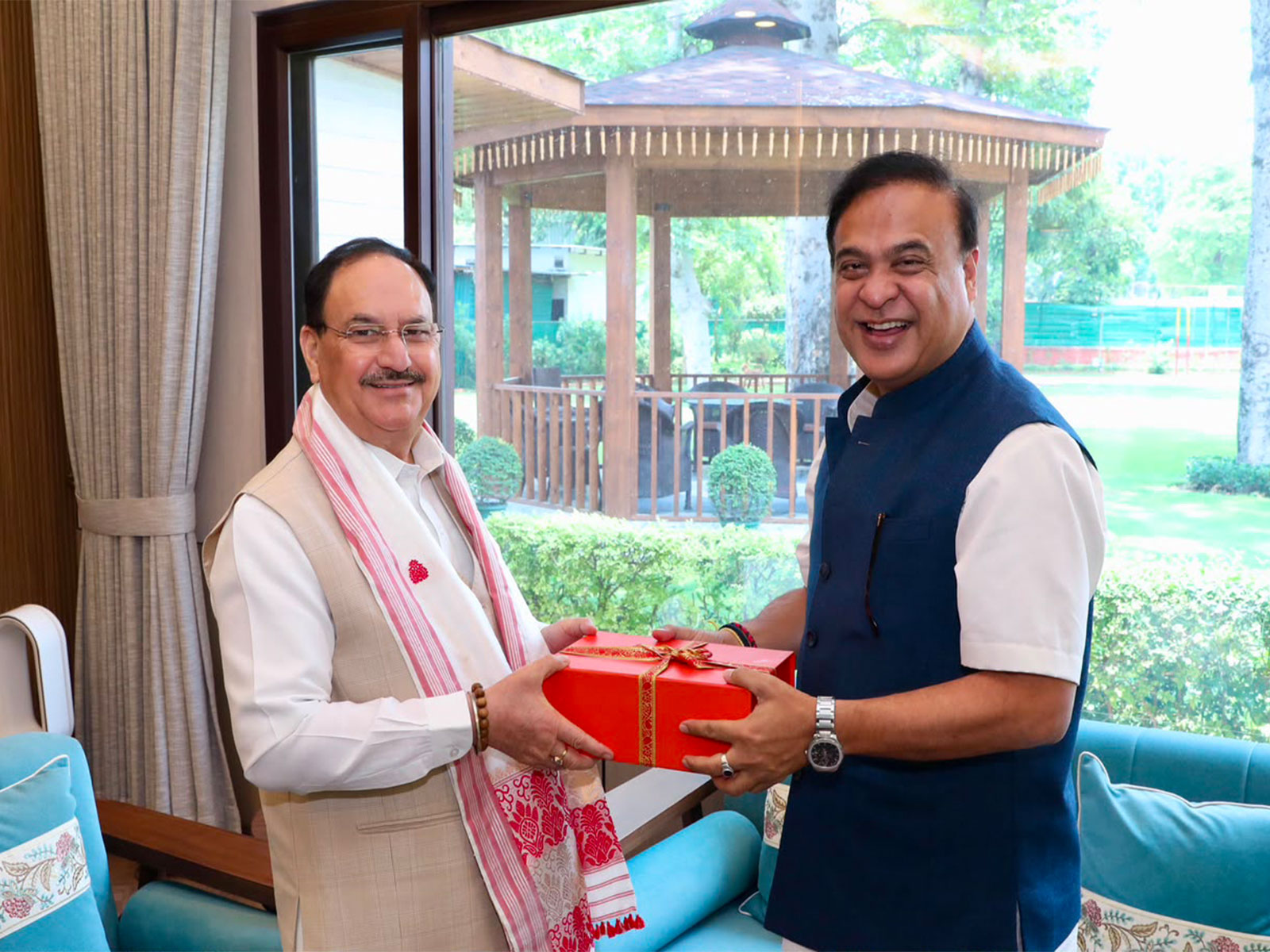 Assam CM Himanta Biswa Sarma meets Union Health Minister J.P. Nadda in New Delhi (Photo/@himantabiswa) Assam CM Himanta Biswa Sarma meets Union Health Minister J.P. Nadda in New Delhi (Photo/@himantabiswa)