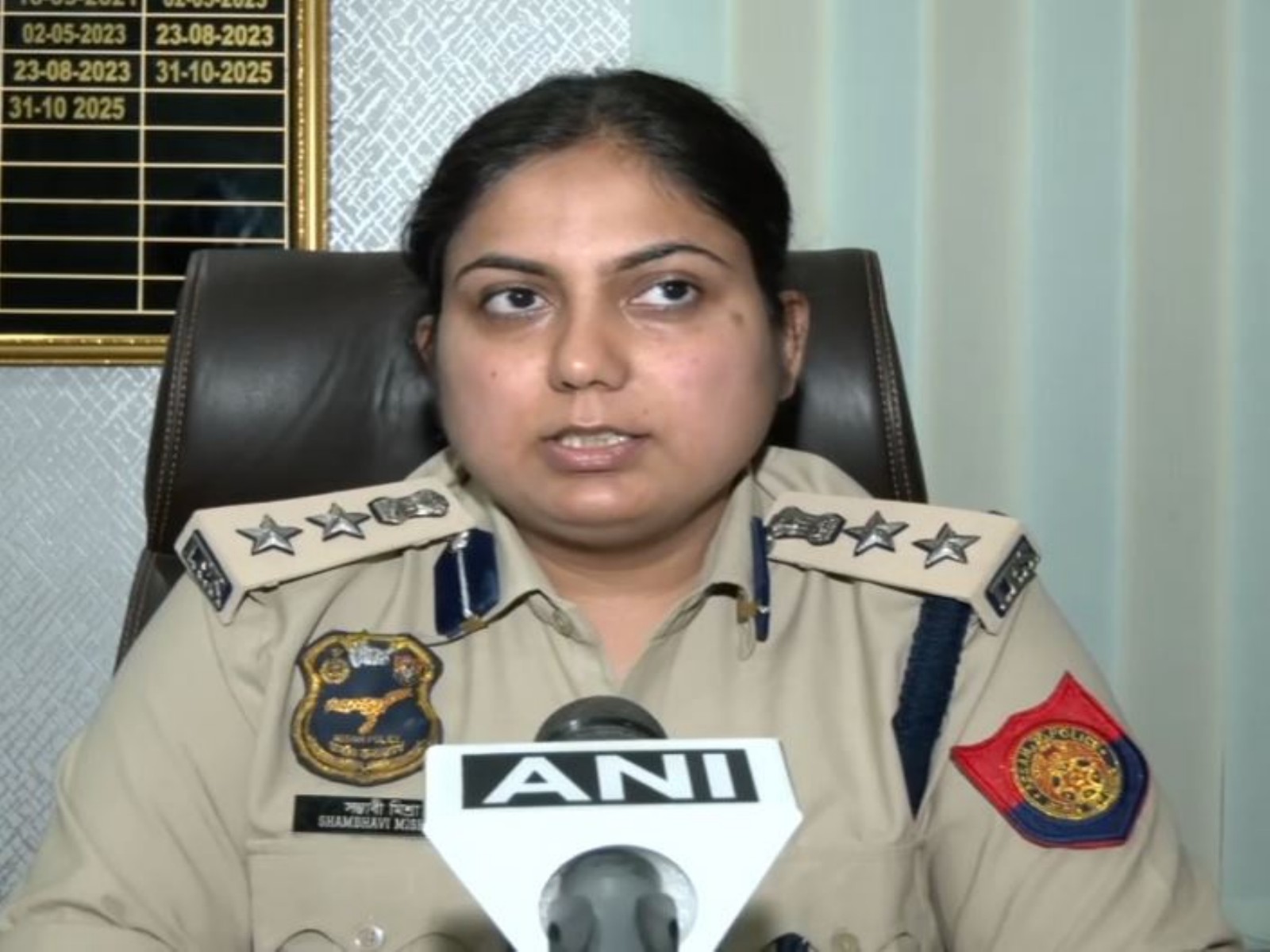 Guwahati Deputy Commissioner of Police (Central) Shambhavi Mishra (Photo/ANI) Guwahati Deputy Commissioner of Police (Central) Shambhavi Mishra (Photo/ANI)
