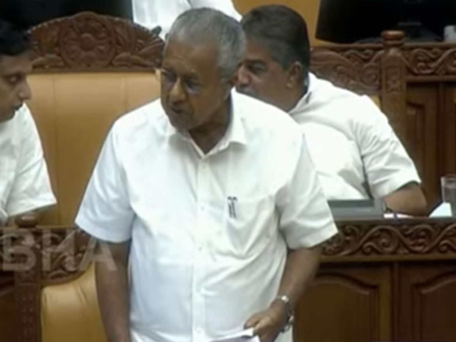Keralam Leader of the Opposition Pinarayi Vijayan (Photo/Sabha TV)