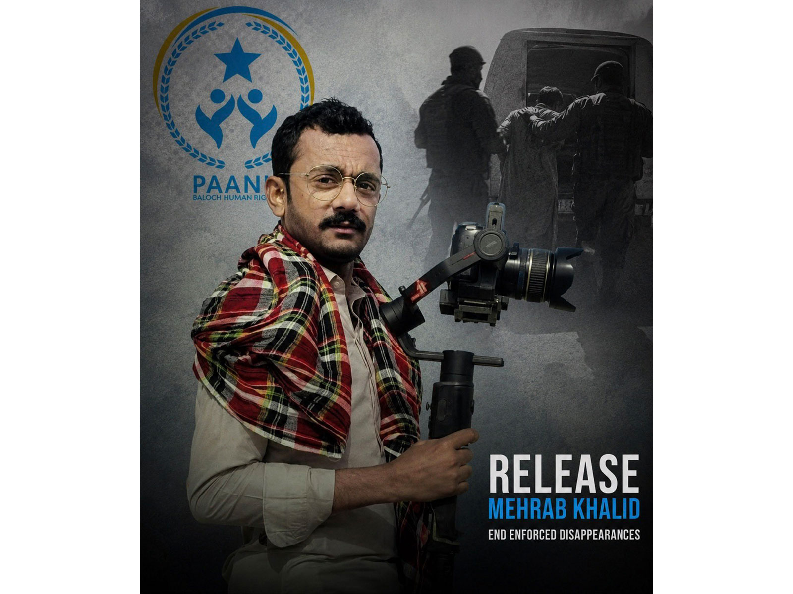 Mehrab Khalid, a film student from Balochistan (Photo: X@paank_bnm)