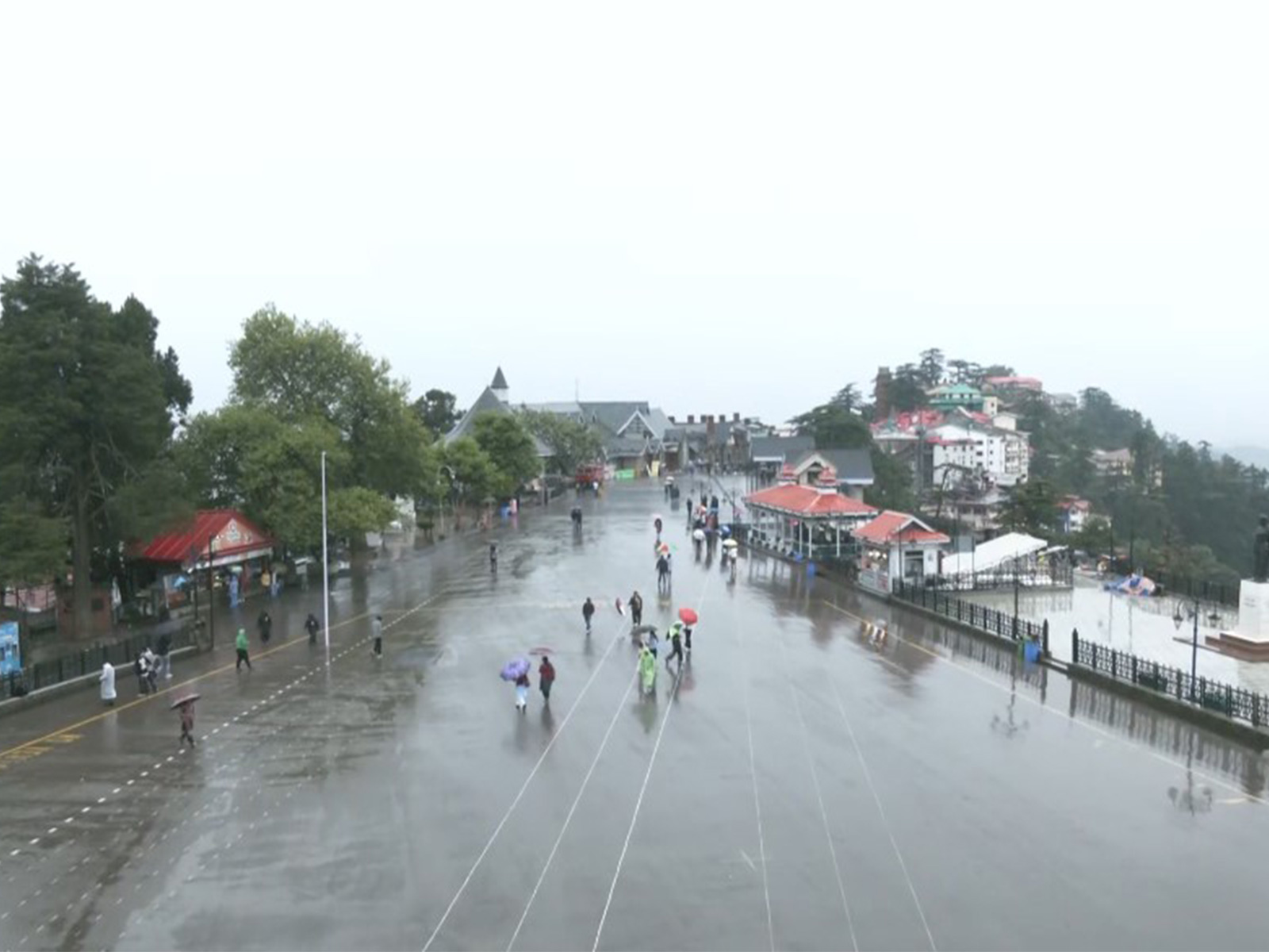 Rainfall in Shimla (File Photo/ANI)