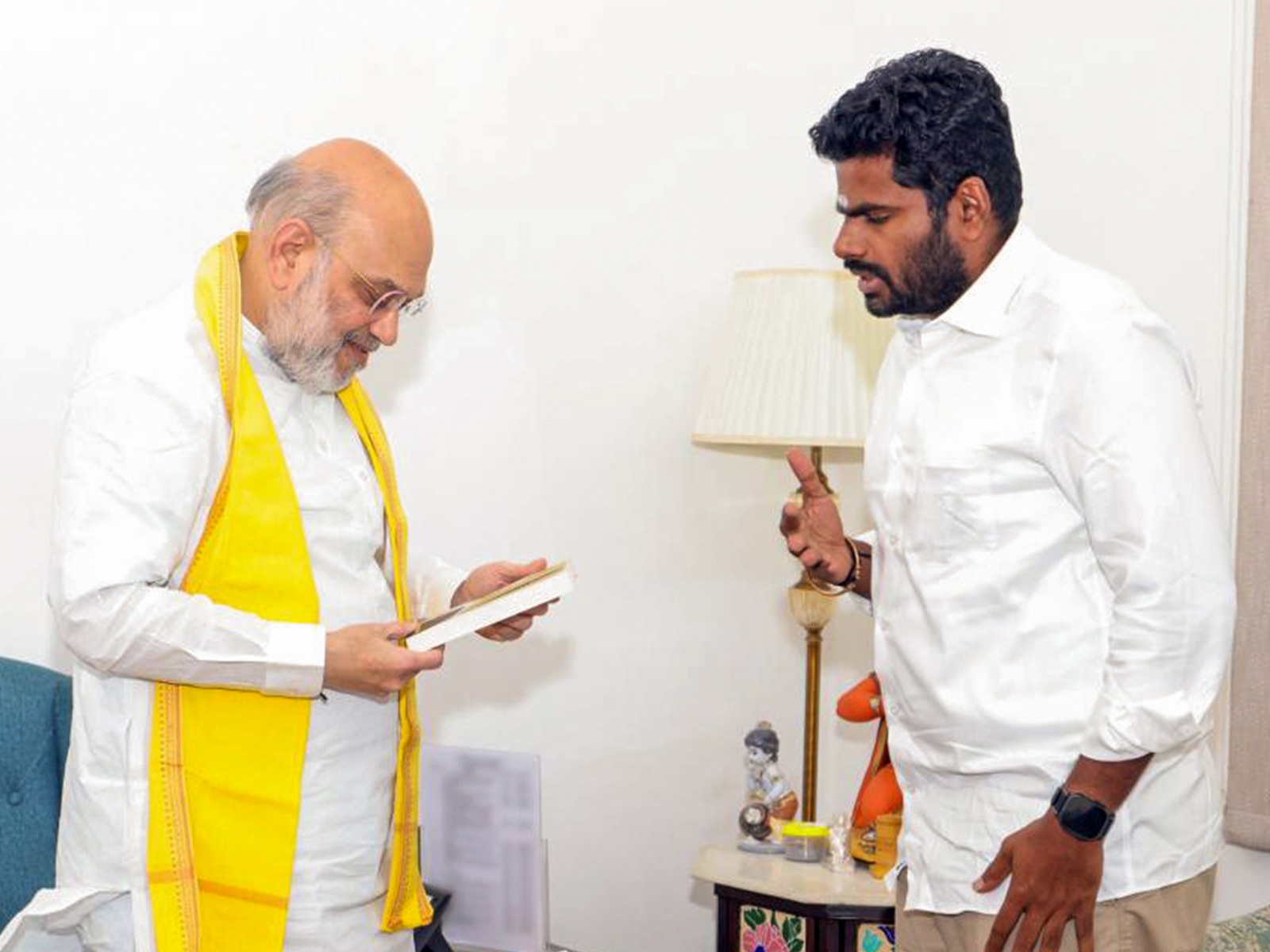 Home Minister Amit Shah and former TN BJP chief K Annamalai (Photo/ANI) Home Minister Amit Shah and former TN BJP chief K Annamalai (Photo/ANI)