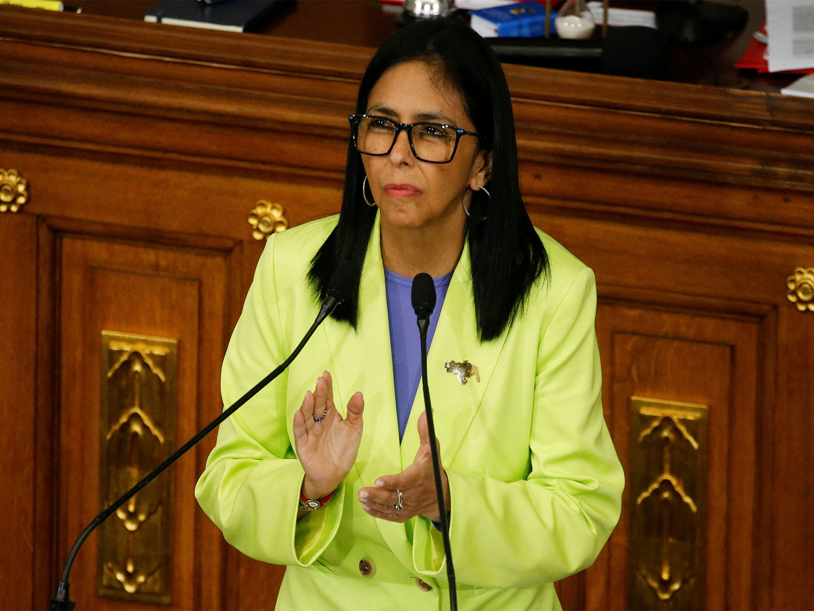 Venezuela’s Acting President Delcy Rodríguez (Photo/Reuters)