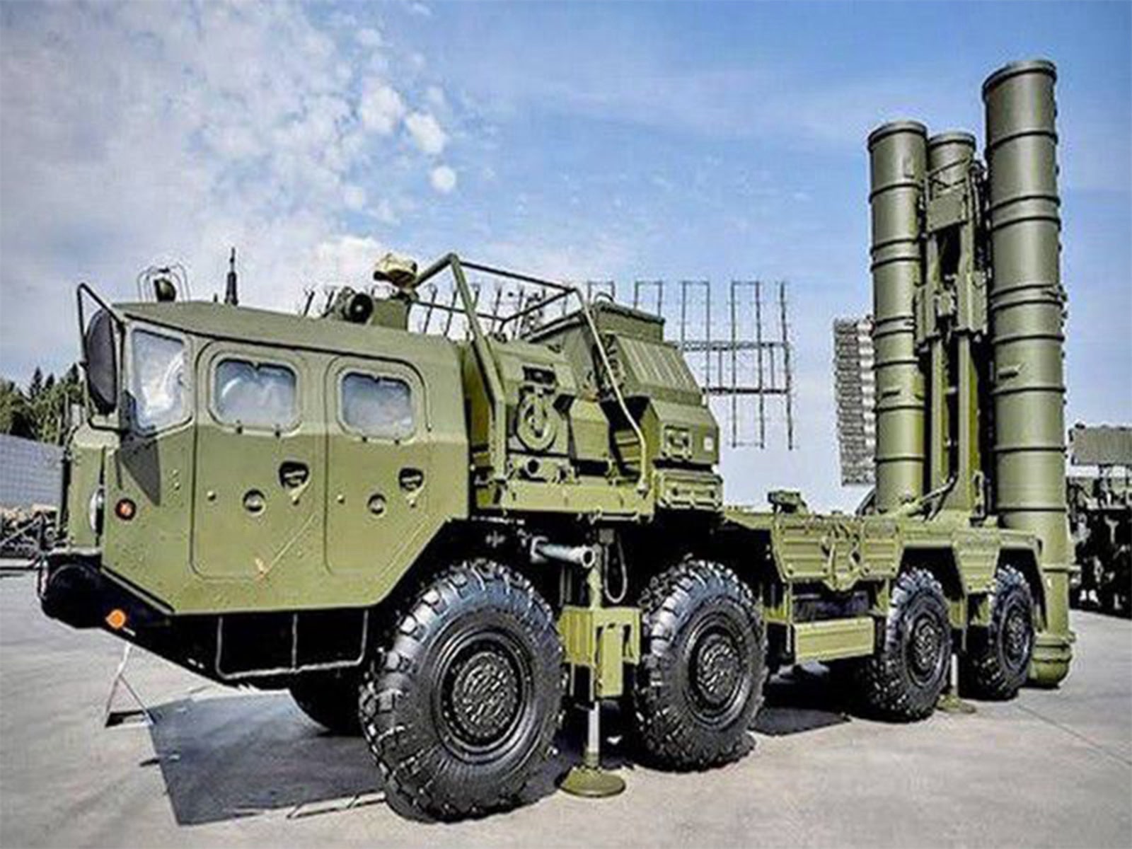 S-400 Sudarshan long-range air defence system (Photo/ANI)