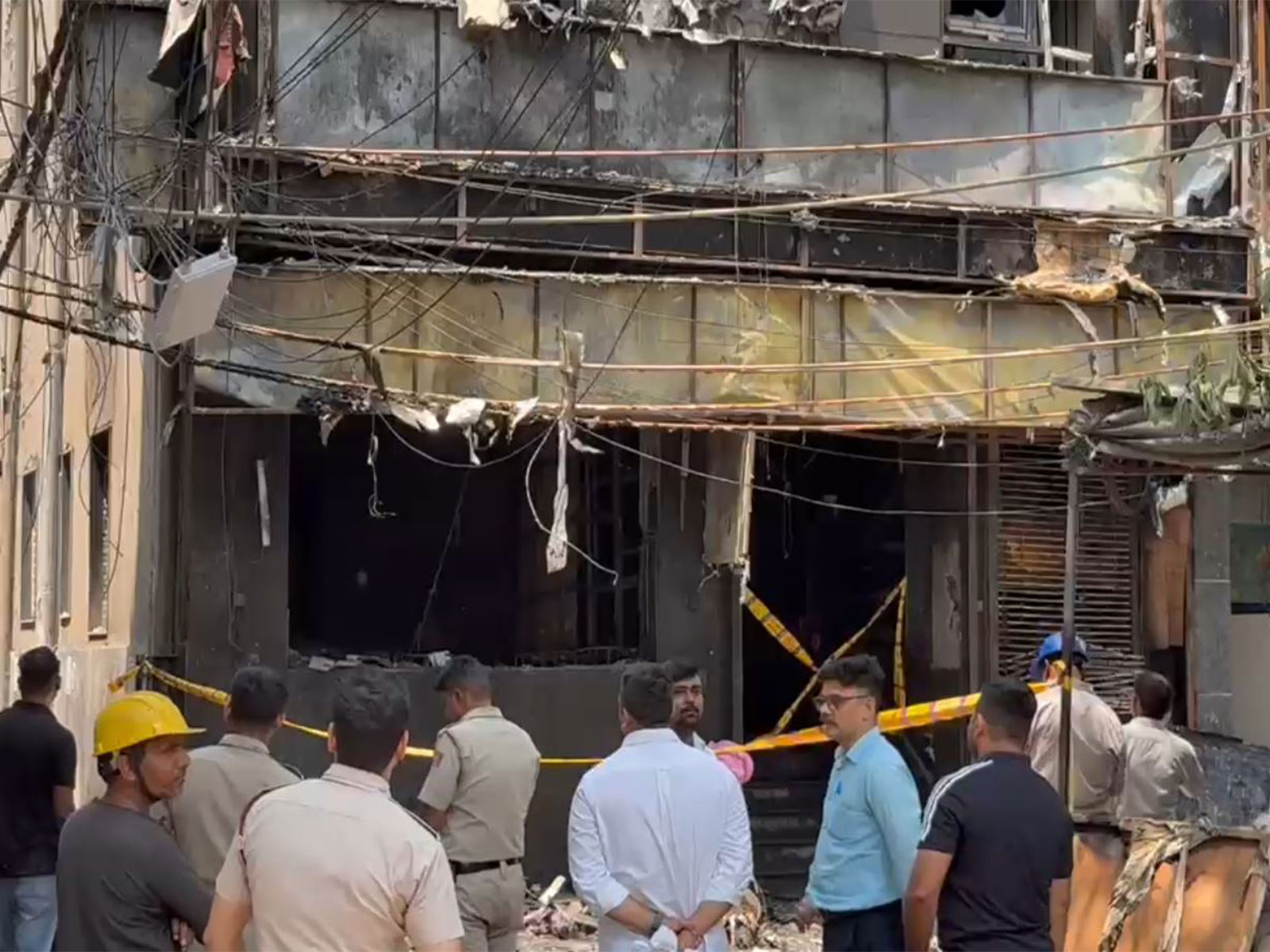 Visuals from the site of the fire (Photo/ANI) Visuals from the site of the fire (Photo/ANI)