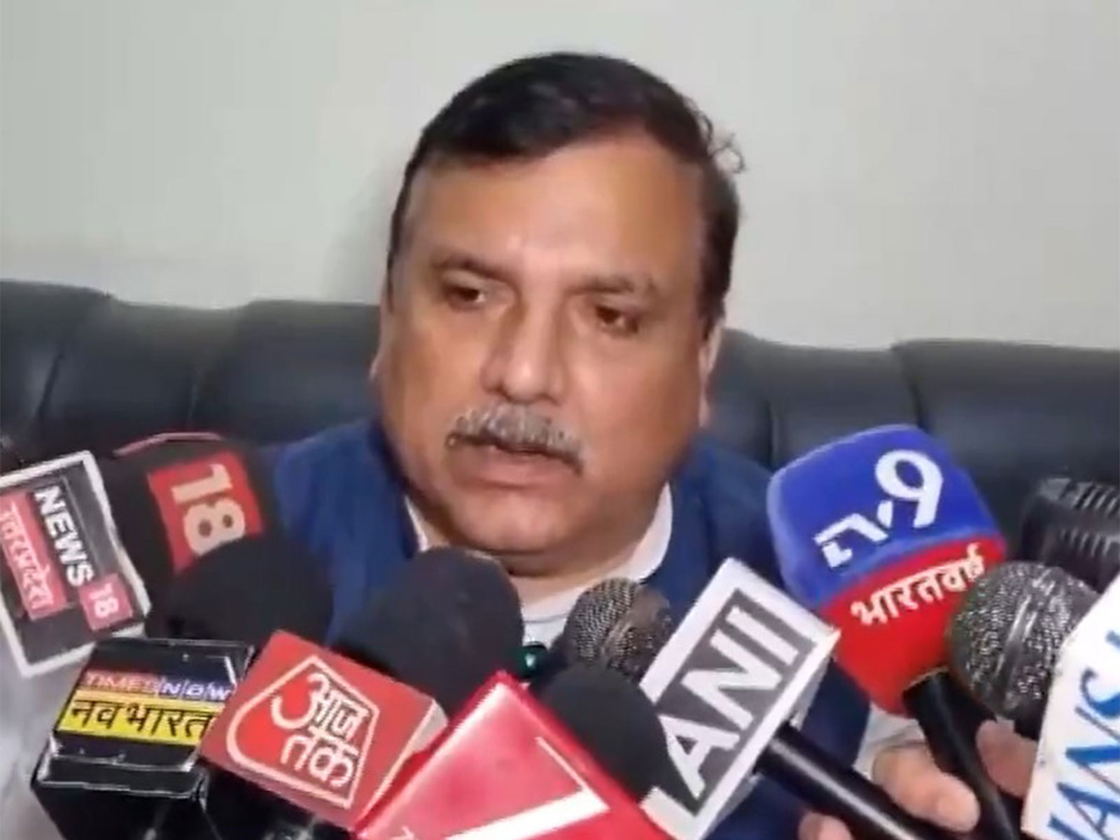 Aam Aadmi Party MP Sanjay Singh (Photo/ANI)