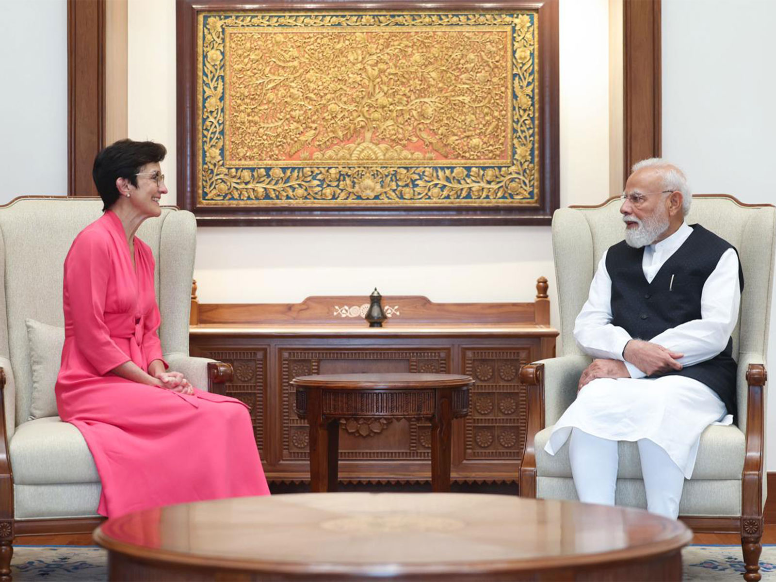 Prime Minister Narendra Modi meets Citi CEO Jane Fraser (Photo/Citi)