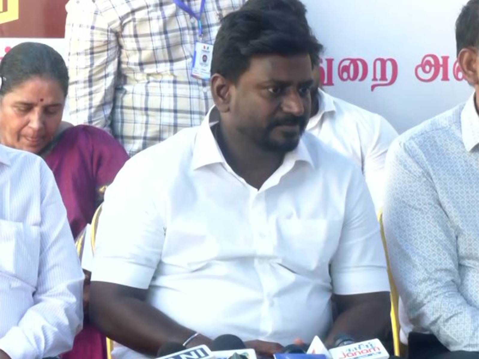 Tamil Nadu Education Minister Rajmohan (Photo/ANI) Tamil Nadu Education Minister Rajmohan (Photo/ANI)