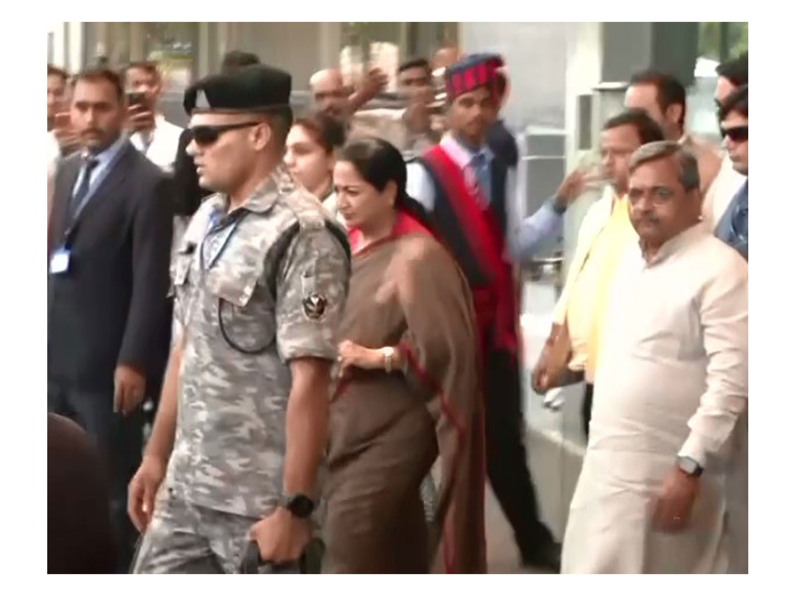Delhi CM Rekha Gupta at Max Hospital in Saket (Photo/ANI)