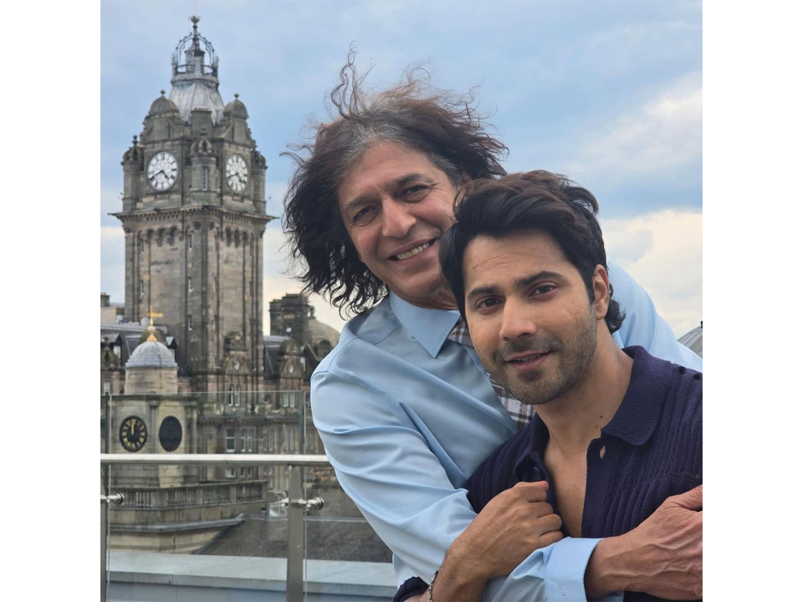 Chunky Panday and Varun Dhawan (Photo/instagram/@chunkypanday)