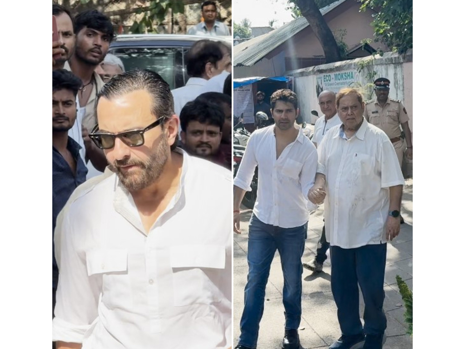 Saif Ali Khan, Varun Dhawan, David Dhawan (Photos/ANI) Saif Ali Khan, Varun Dhawan, David Dhawan (Photos/ANI)