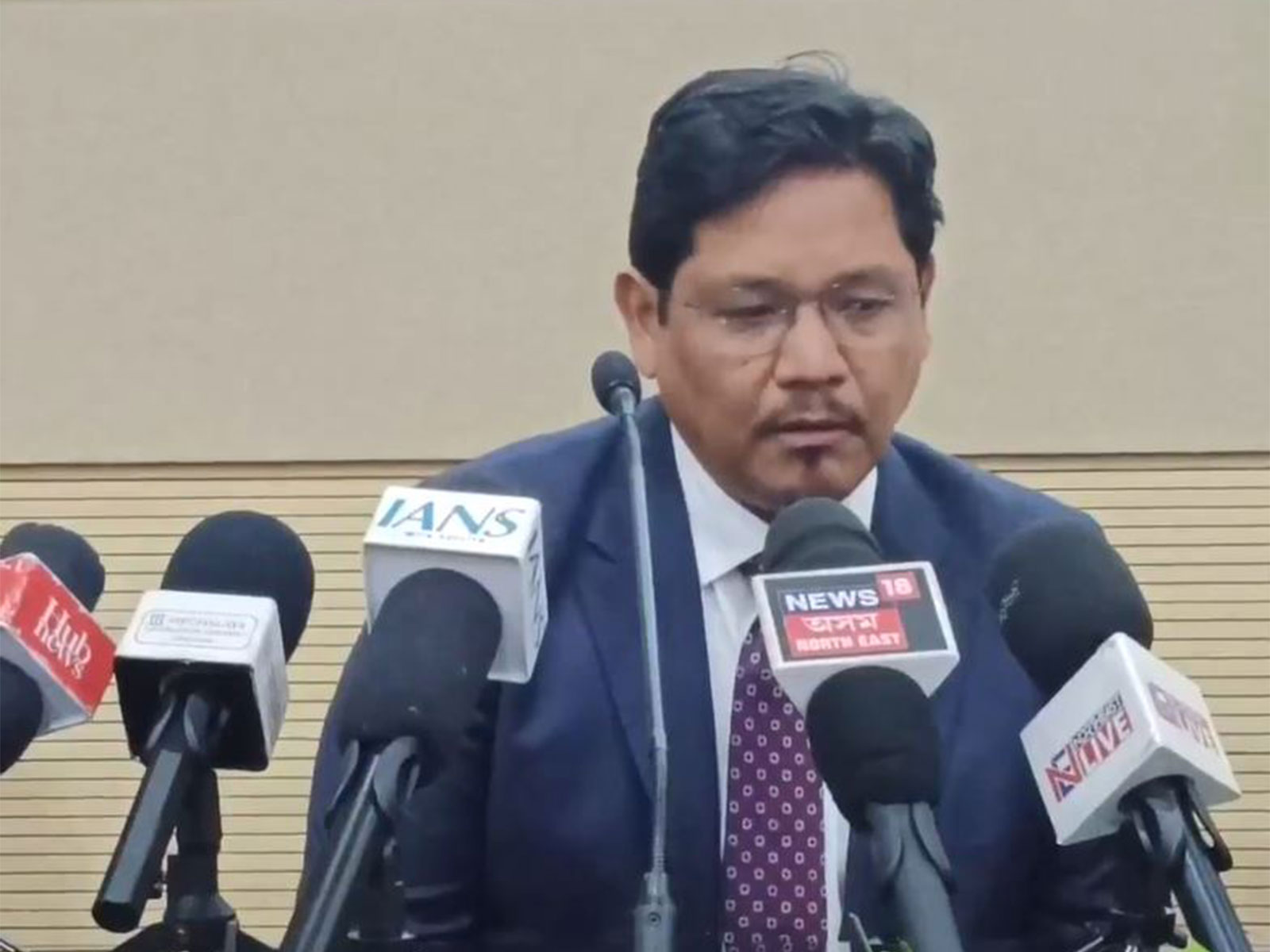 Meghalaya Chief Minister Conrad K Sangma (File Photo/ANI) Meghalaya Chief Minister Conrad K Sangma (File Photo/ANI)