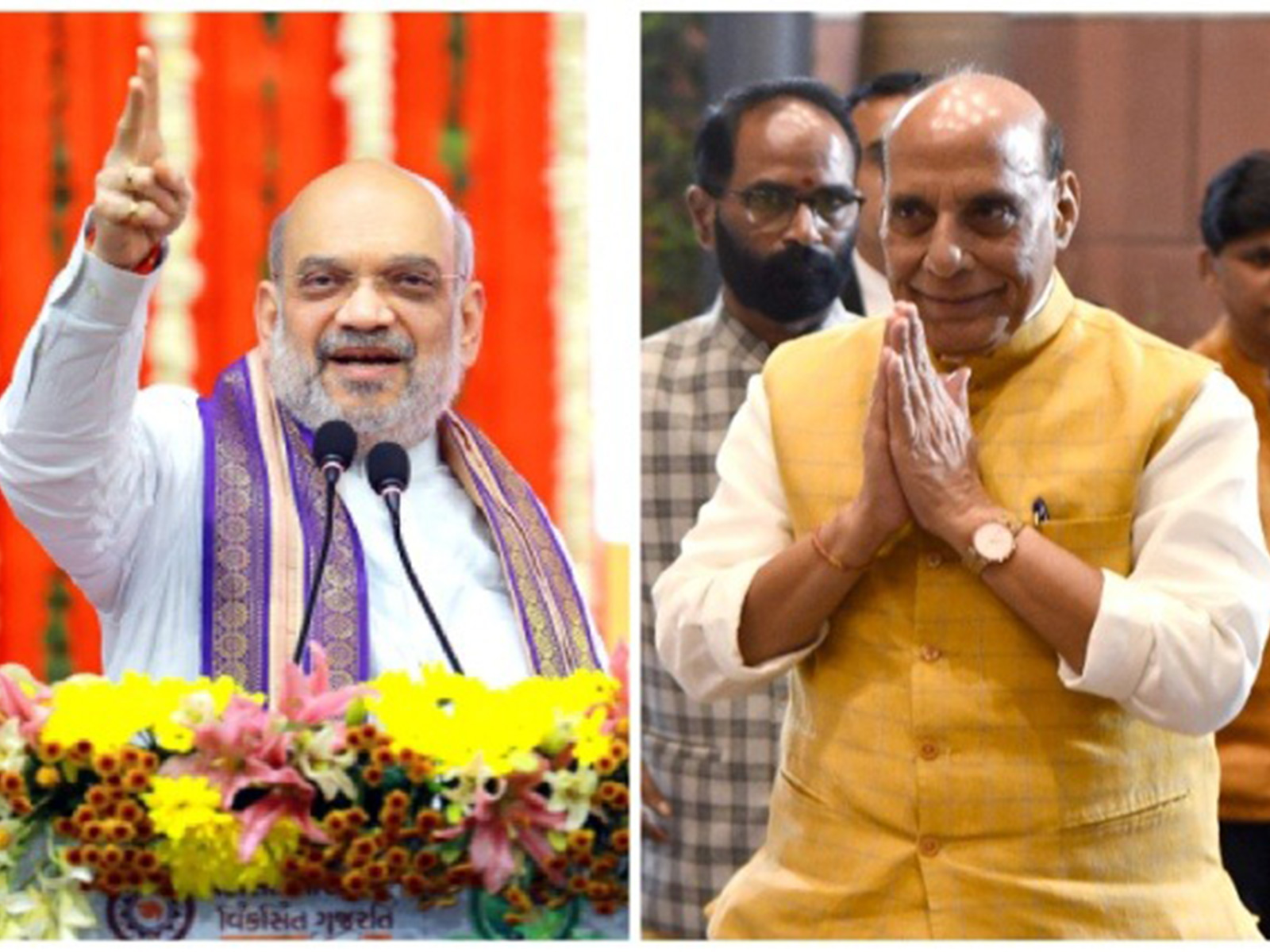 Union Home Minister Amit Shah and Defence Minister Rajnath Singh (File Photo/ANI)