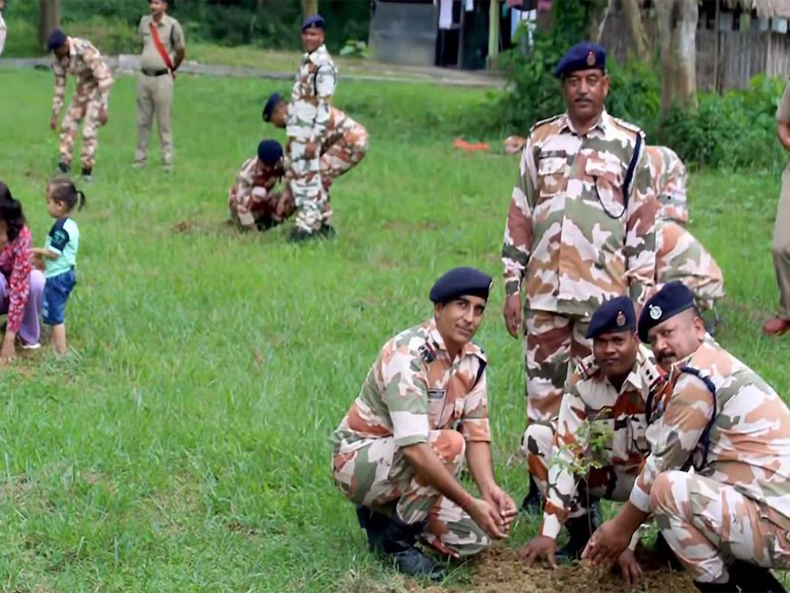 Officials planting trees on the occasion of World Environment Day (Photo/X/@AmitShah) Officials planting trees on the occasion of World Environment Day (Photo/X/@AmitShah)