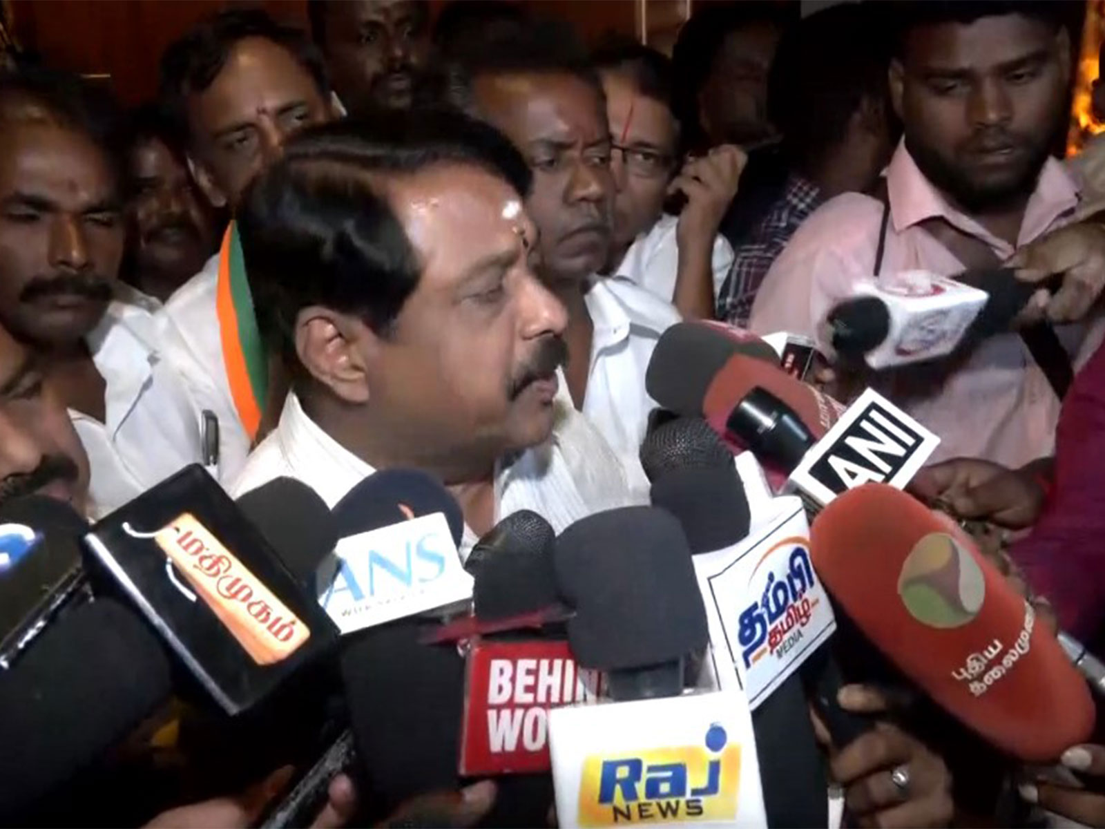 Tamil Nadu BJP President Nainar Nagendran (Photo/ANI)