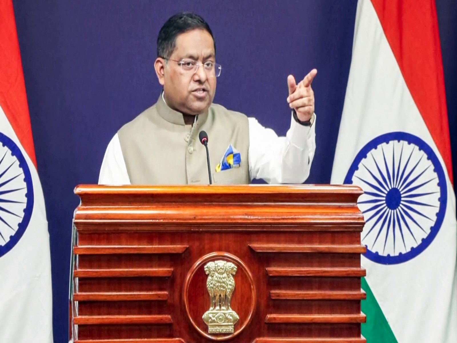 Randhir Jaiswal, Spokesperson, Ministry of External Affairs (Photo/ANI)