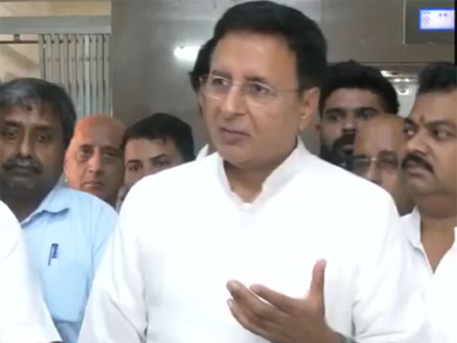 Senior Congress leader and Rajya Sabha MP Randeep Singh Surjewala (Photo/ANI)