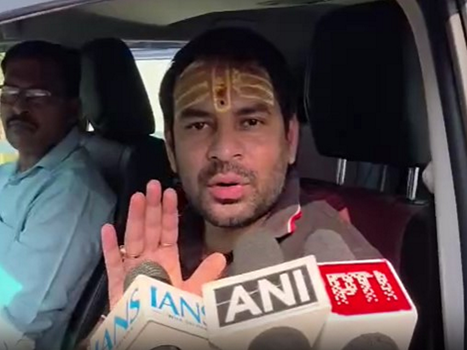 Janshakti Janta Dal founder Tej Pratap Yadav (Photo/ANI)
