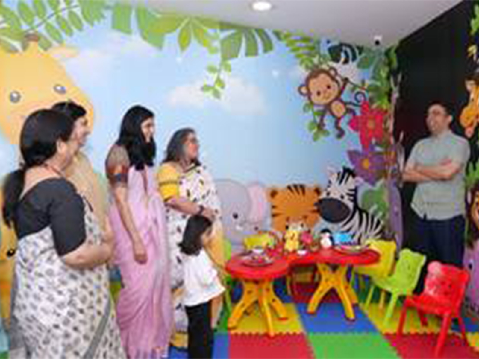 Union Minister Jayant Chaudhary inaugurated a daycare facility (Photo/PIB)