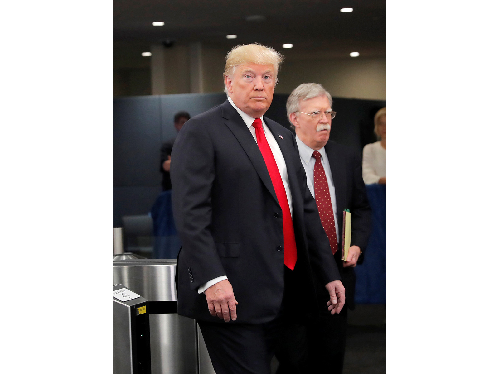 US President Donald Trump former National Security Advisor John Bolton (File photo/Reuters)