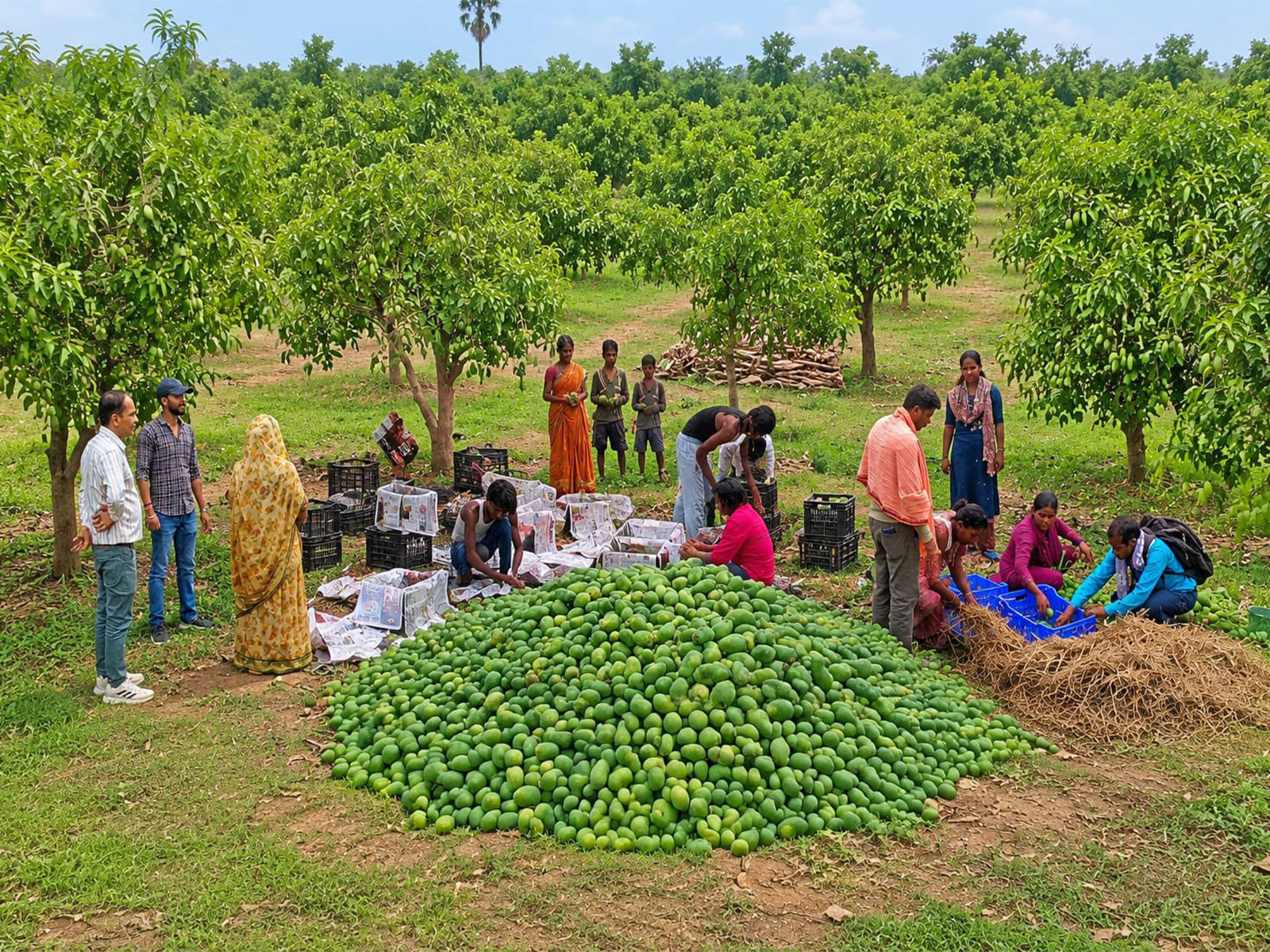 Aamrapali mangoes in Jharkhand (Photo Credit: X/@PiyushGoyal) Aamrapali mangoes in Jharkhand (Photo Credit: X/@PiyushGoyal)