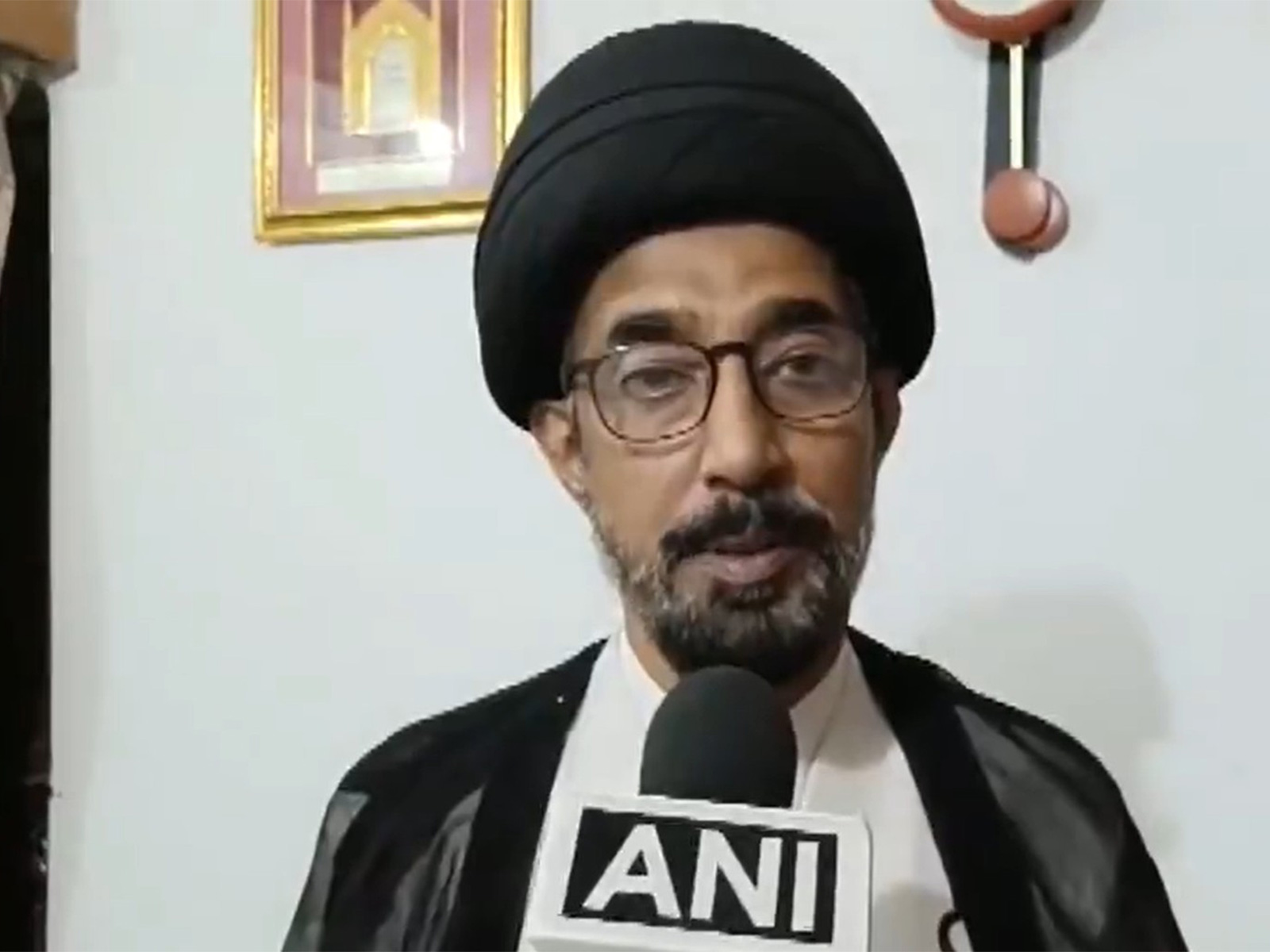 Muslim Cleric Syed Saif Abbas Naqvi (Photo/ANI)