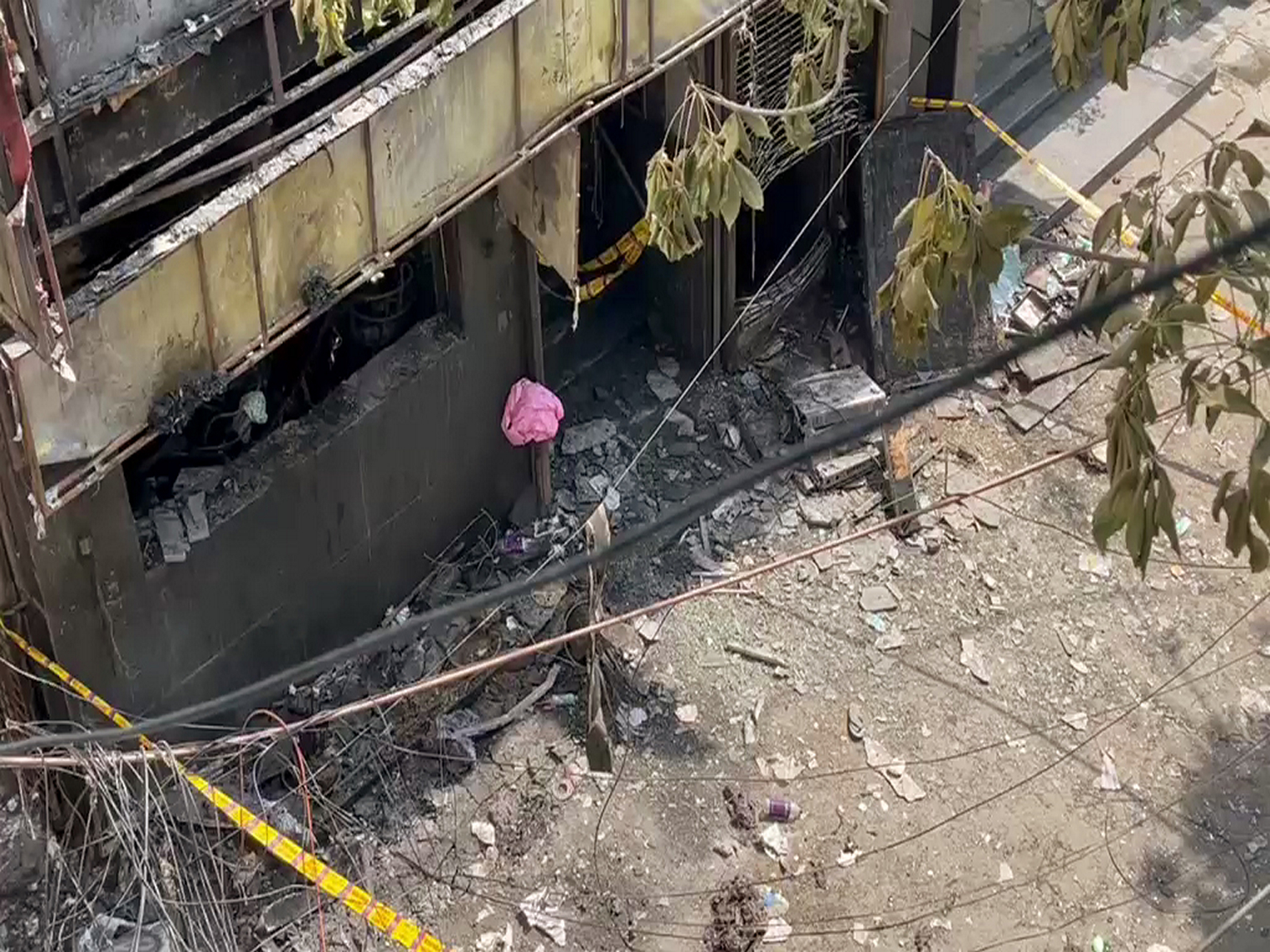 Visuals from site of the fire (Photo/ANI) Visuals from site of the fire (Photo/ANI)