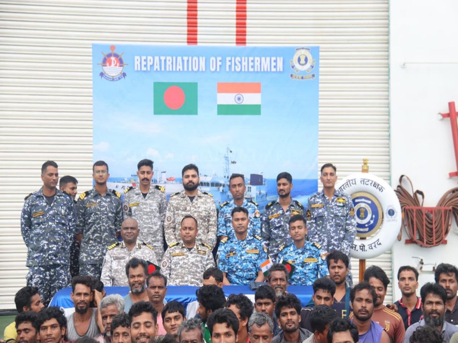 Repatriation of fishermen (Photo/Bangladesh Foreign Ministry)