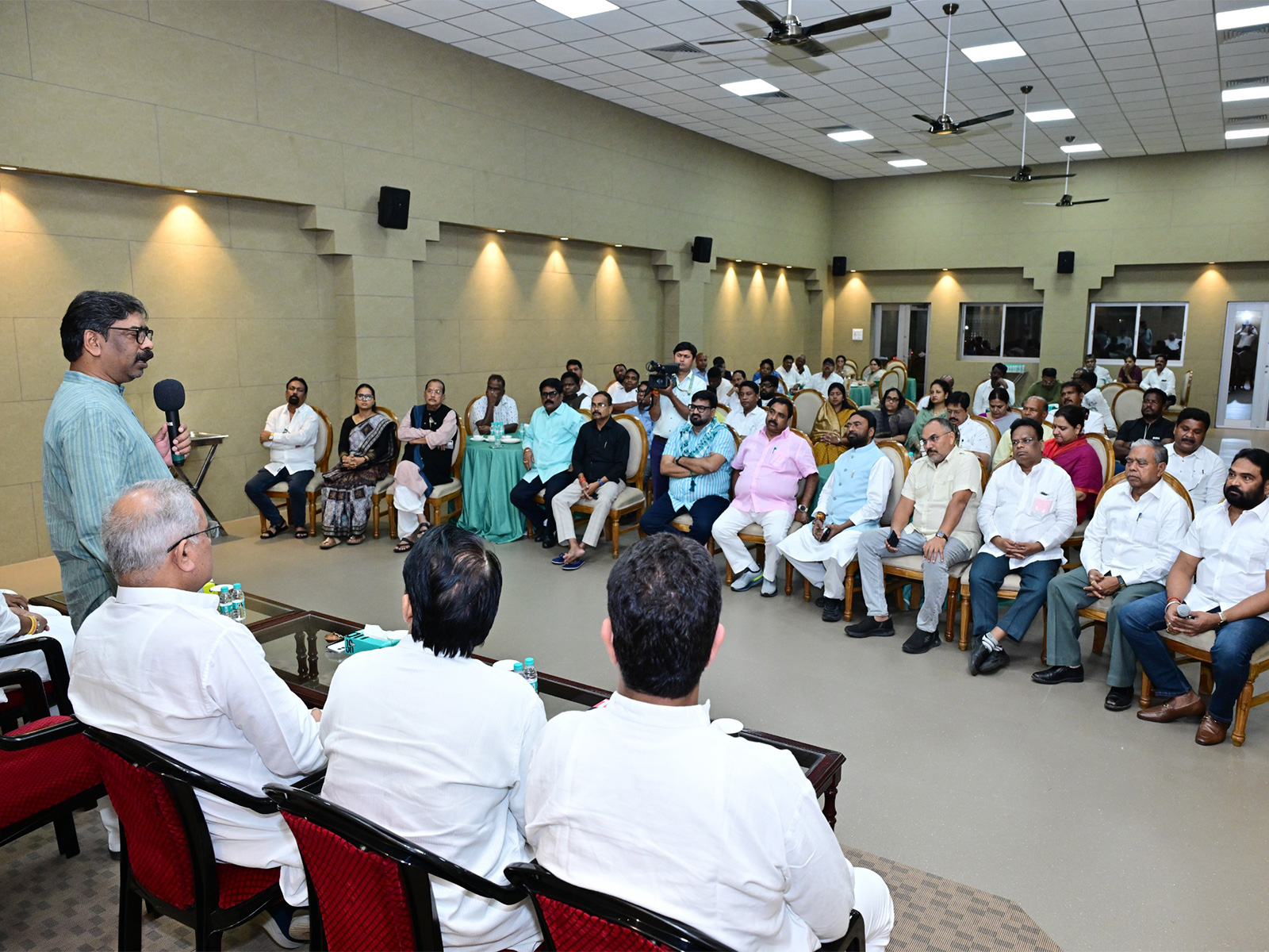 Jharkhand CM Hemant Soren holds meeting with alliance partners (Photo/JMM)