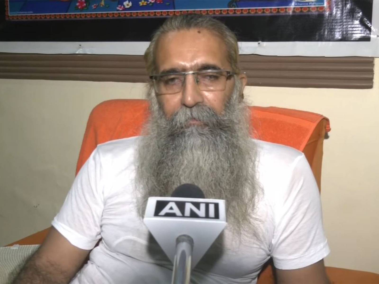 Ram Janmabhoomi Teerth Kshetra Trust member, Mahant Dinendra Das Maharaj (Photo/ANI)