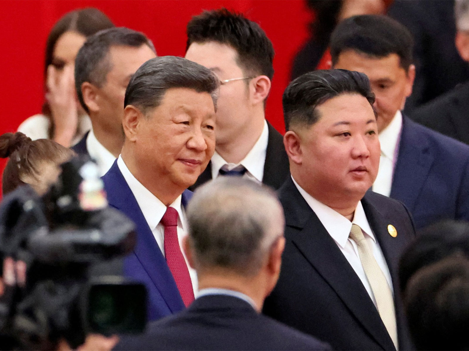Chinese President Xi Jinping and North Korea's Supreme Leader Kim Jong Un (File Photo/Reuters)