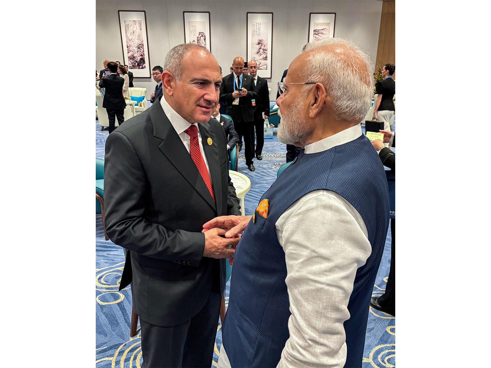 Prime Minister Narendra Modi with Armenian Prime Minister Nikol Pashinyan (File Photo/X@narendramodi) Prime Minister Narendra Modi with Armenian Prime Minister Nikol Pashinyan (File Photo/X@narendramodi)
