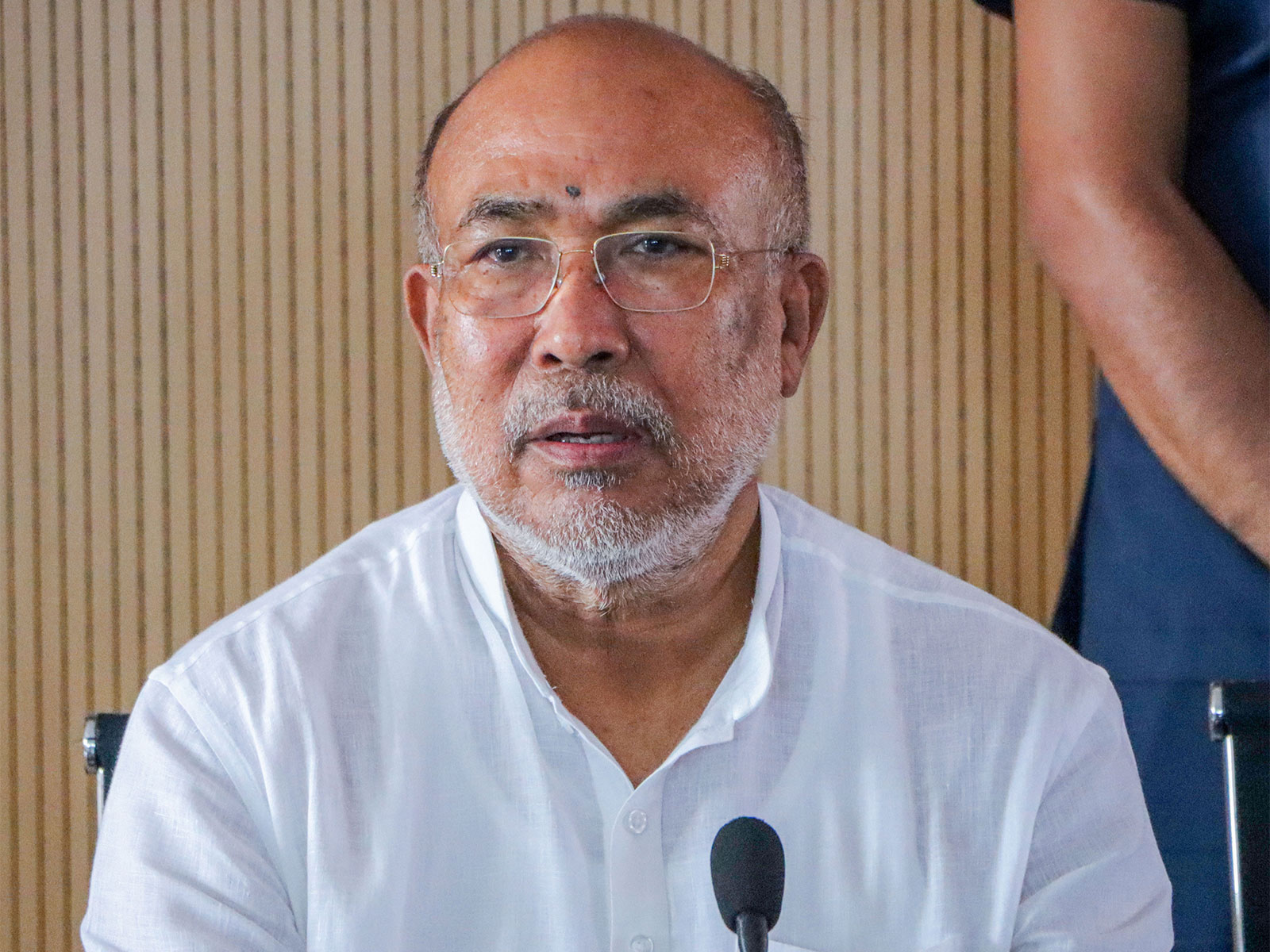 Former Manipur Chief Minister N Biren Singh (Photo/ANI)