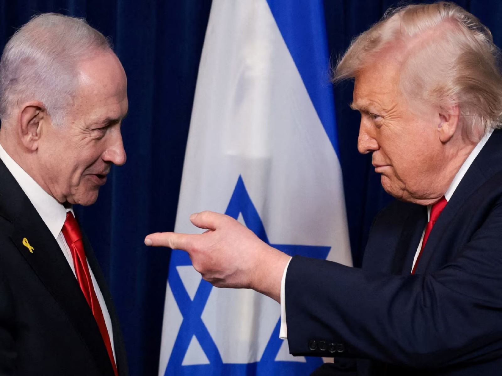 US President Donald Trump and Israeli Prime Minister Benjamin Netanyahu during a press conference at Mar-a-Lago in Palm Beach, Florida. (File Photo/Reuters)