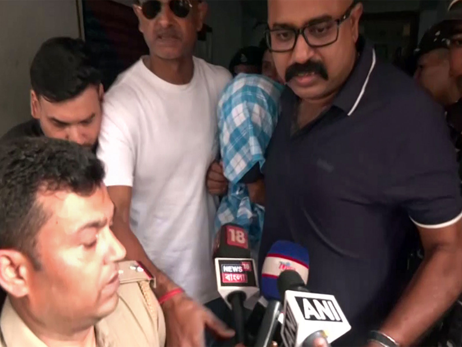 Arrested TMC leader Jahangir Khan (Photo/ANI)